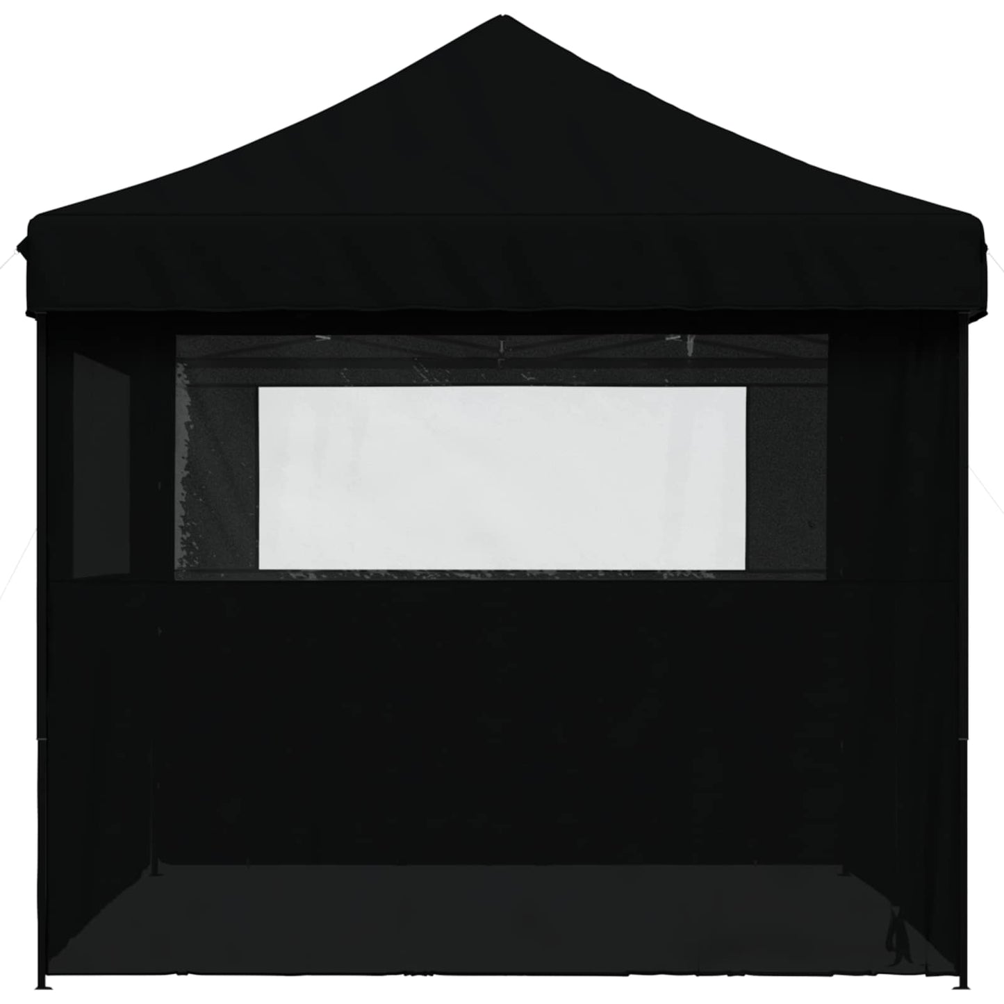 Party-Zelt Schwarz 279 x 410 x 315 cm Oxford-Stoff