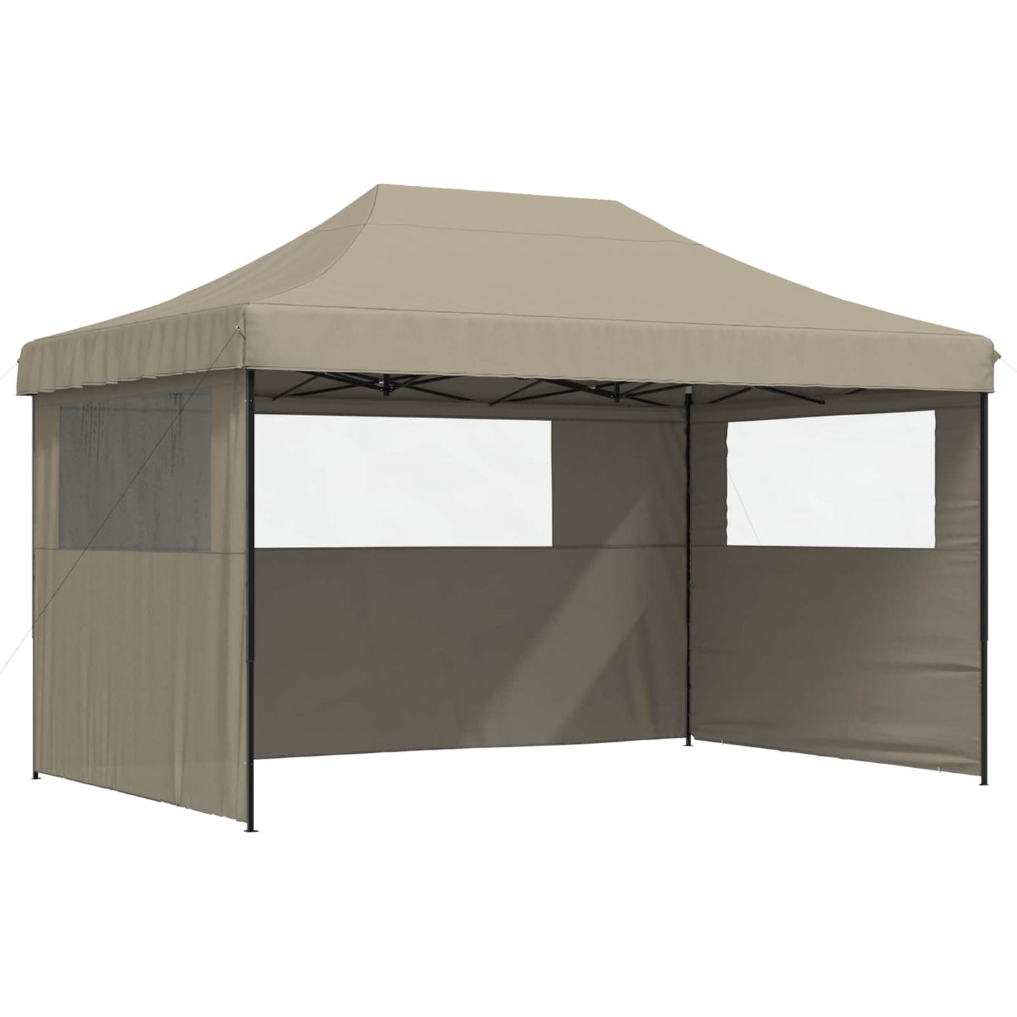Party-Zelt Taupe 292 x 440 x 315 cm Oxford-Stoff