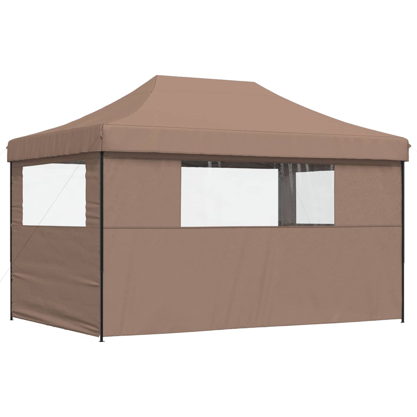 Party-Zelt Braun 292 x 440 x 315 cm Oxford-Stoff