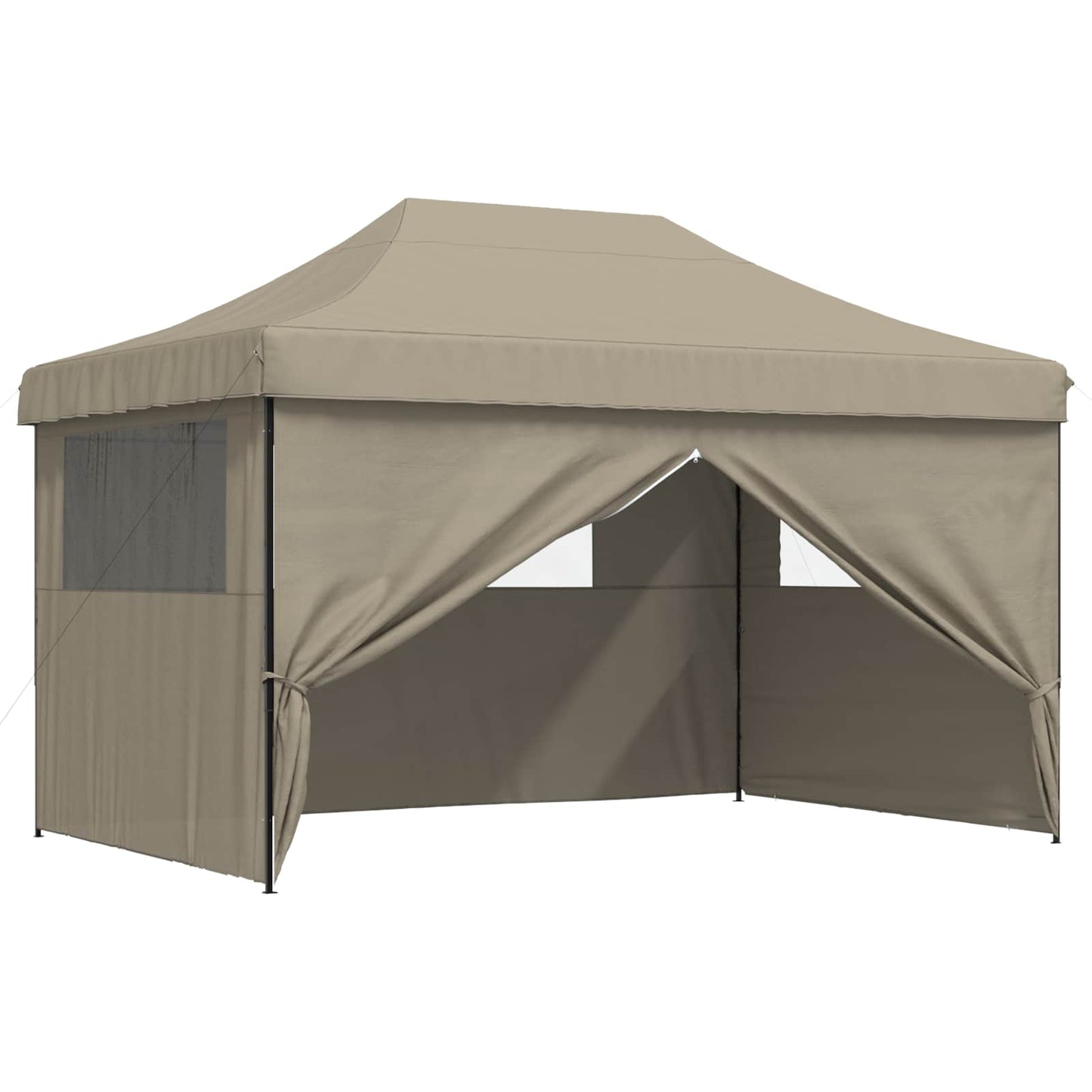 Party-Zelt Taupe 292 x 440 x 315 cm Oxford-Stoff