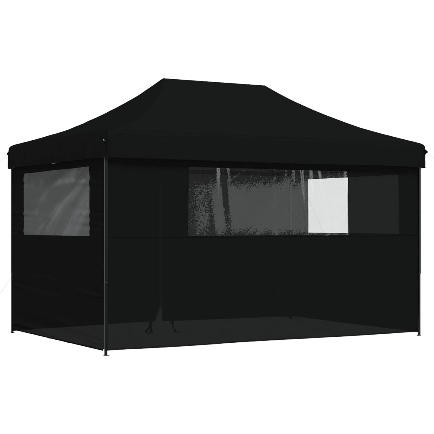Party-Zelt Schwarz 292 x 440 x 315 cm Oxford-Stoff