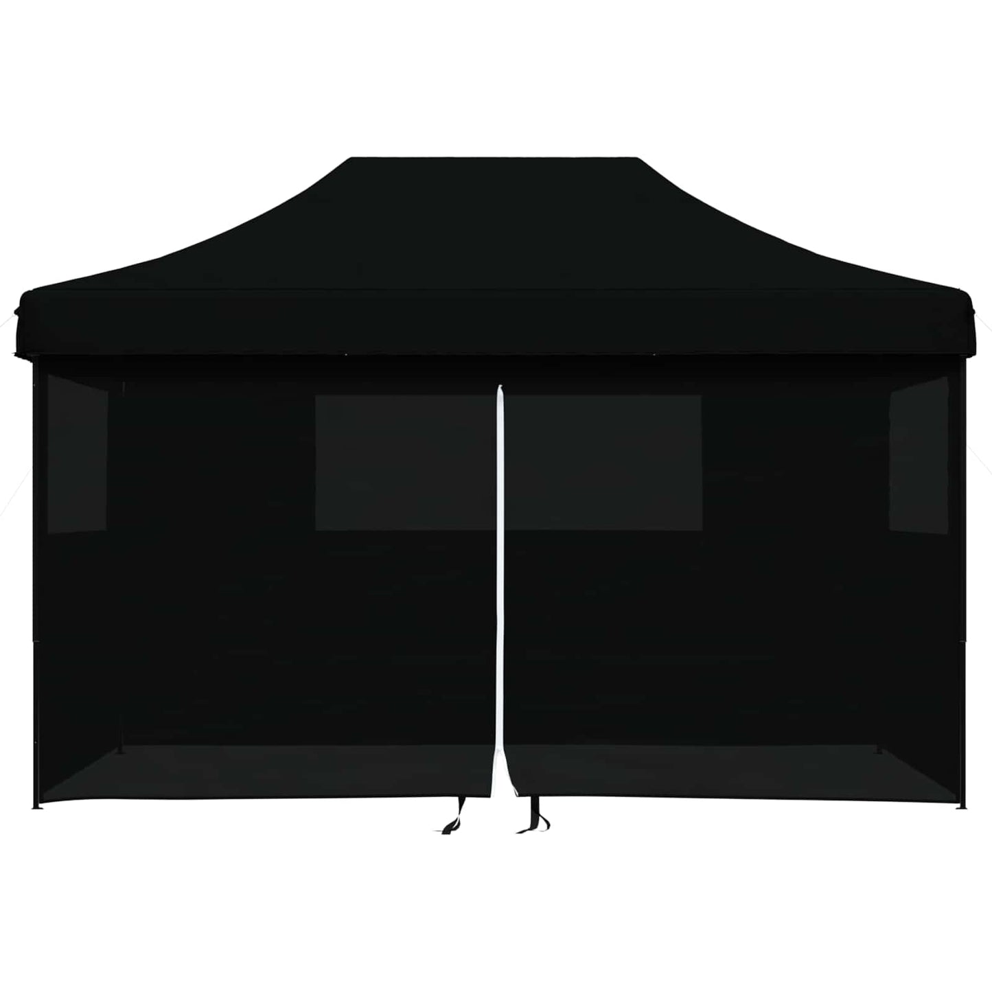 Party-Zelt Schwarz 292 x 440 x 315 cm Oxford-Stoff