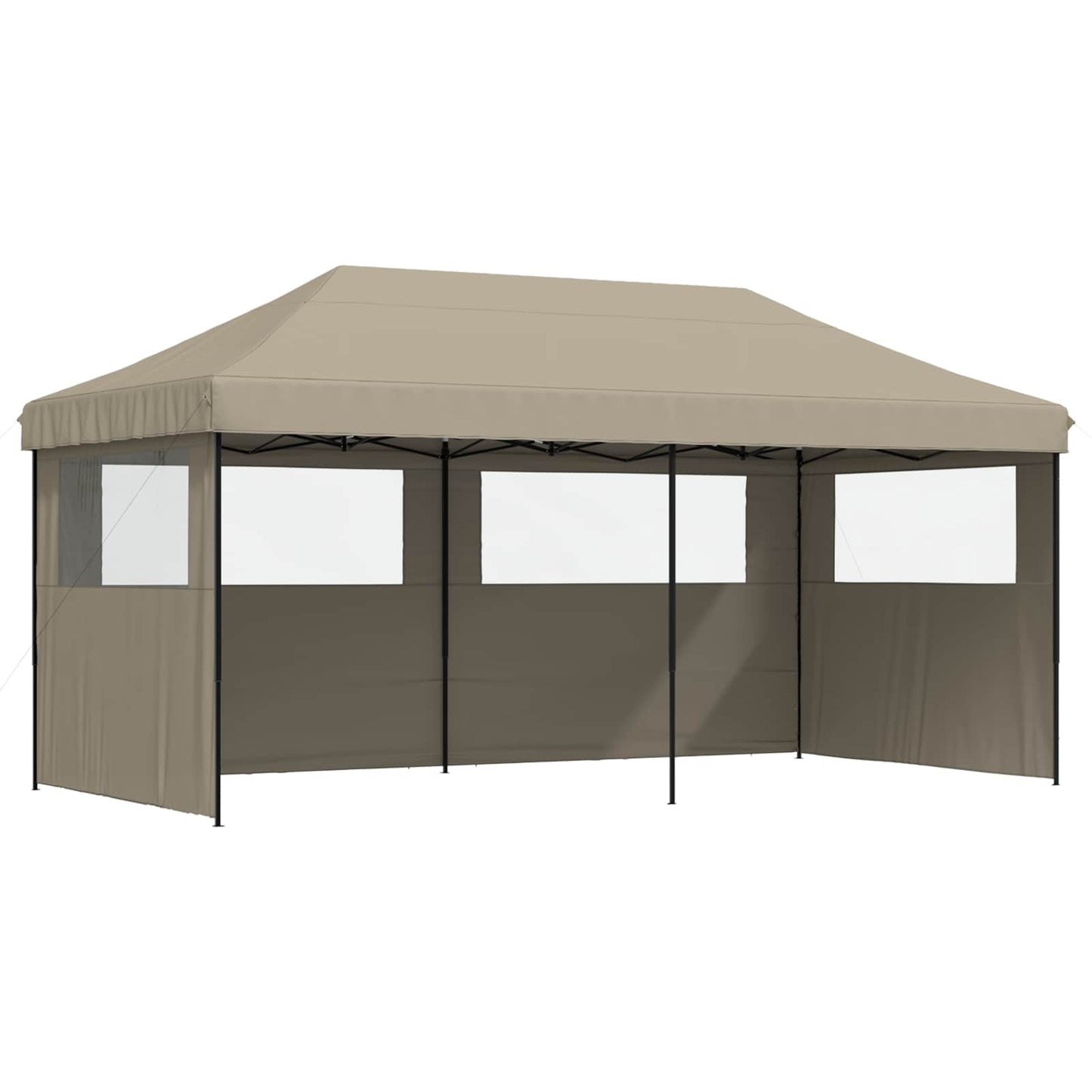 Party-Zelt Taupe 292 x 580 x 315 cm Oxford-Stoff