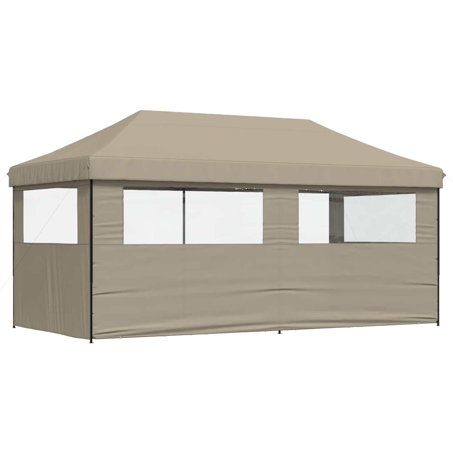 Party-Zelt Taupe 292 x 580 x 315 cm Oxford-Stoff