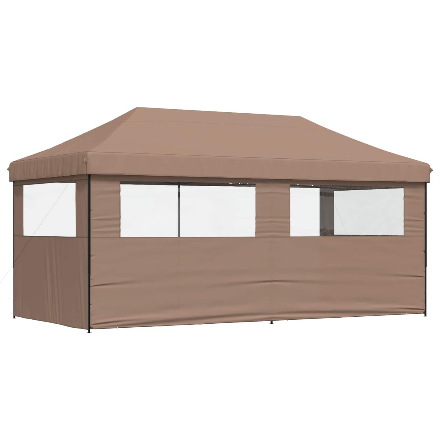 Party-Zelt Braun 292 x 580 x 315 cm Oxford-Stoff