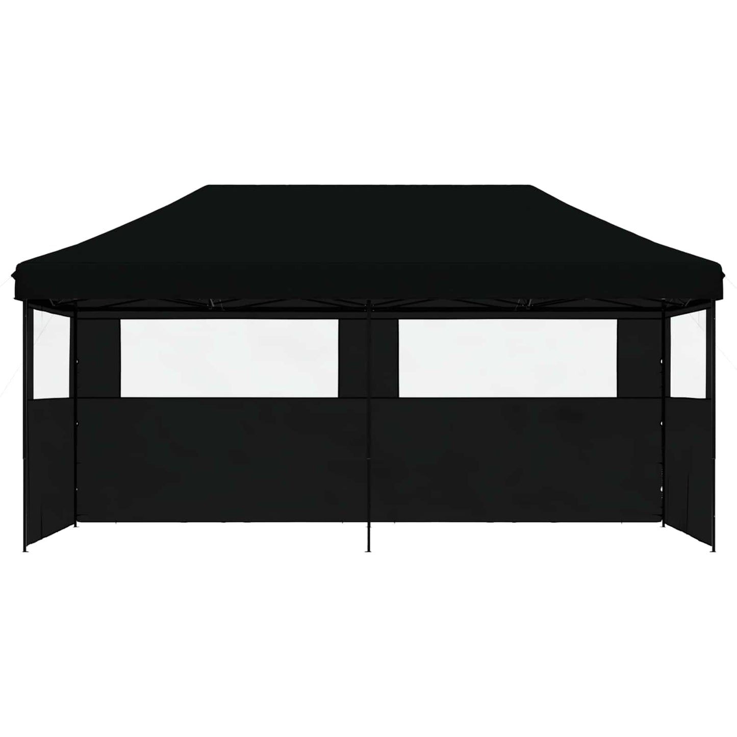 Party-Zelt Schwarz 292 x 580 x 315 cm Oxford-Stoff