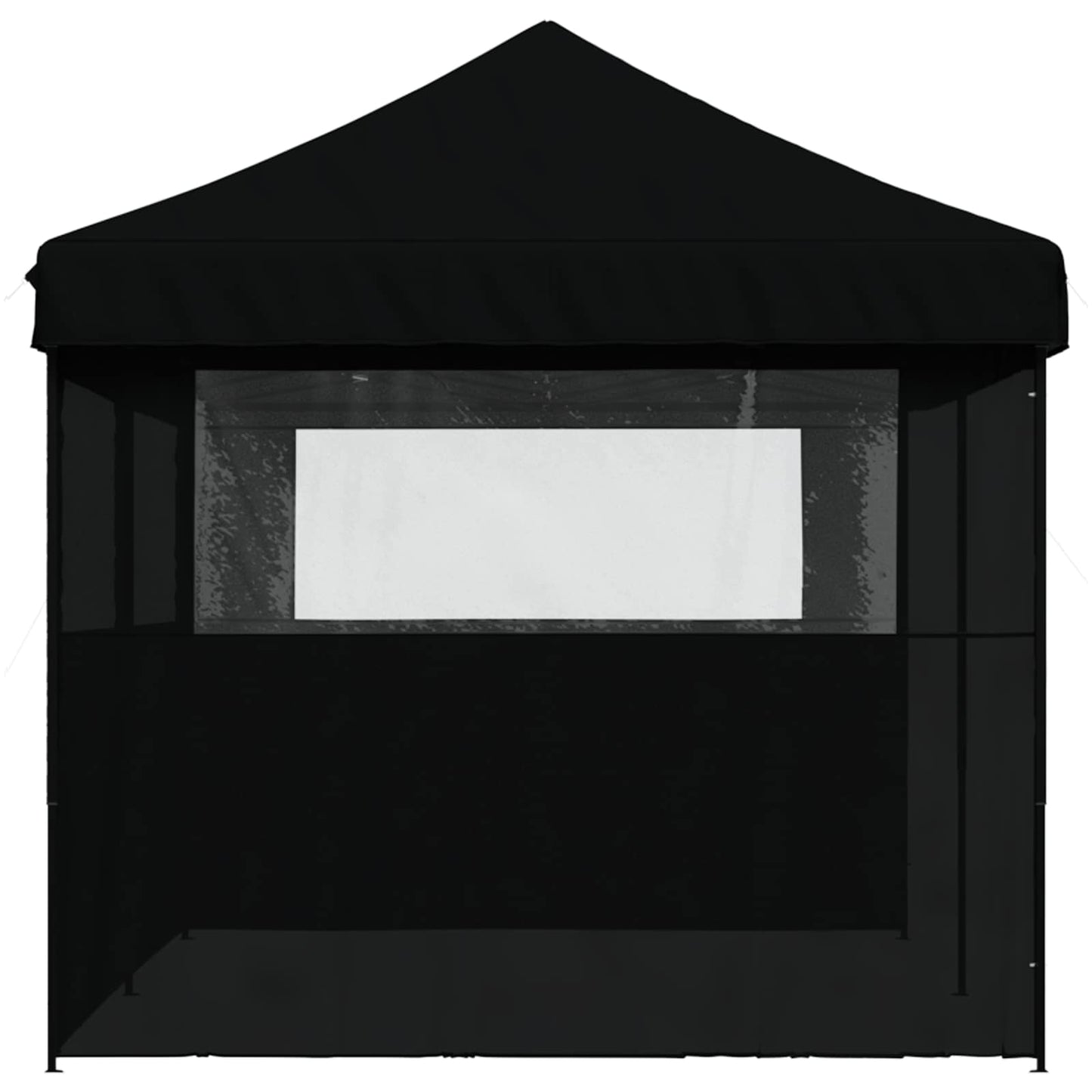 Party-Zelt Schwarz 292 x 580 x 315 cm Oxford-Stoff