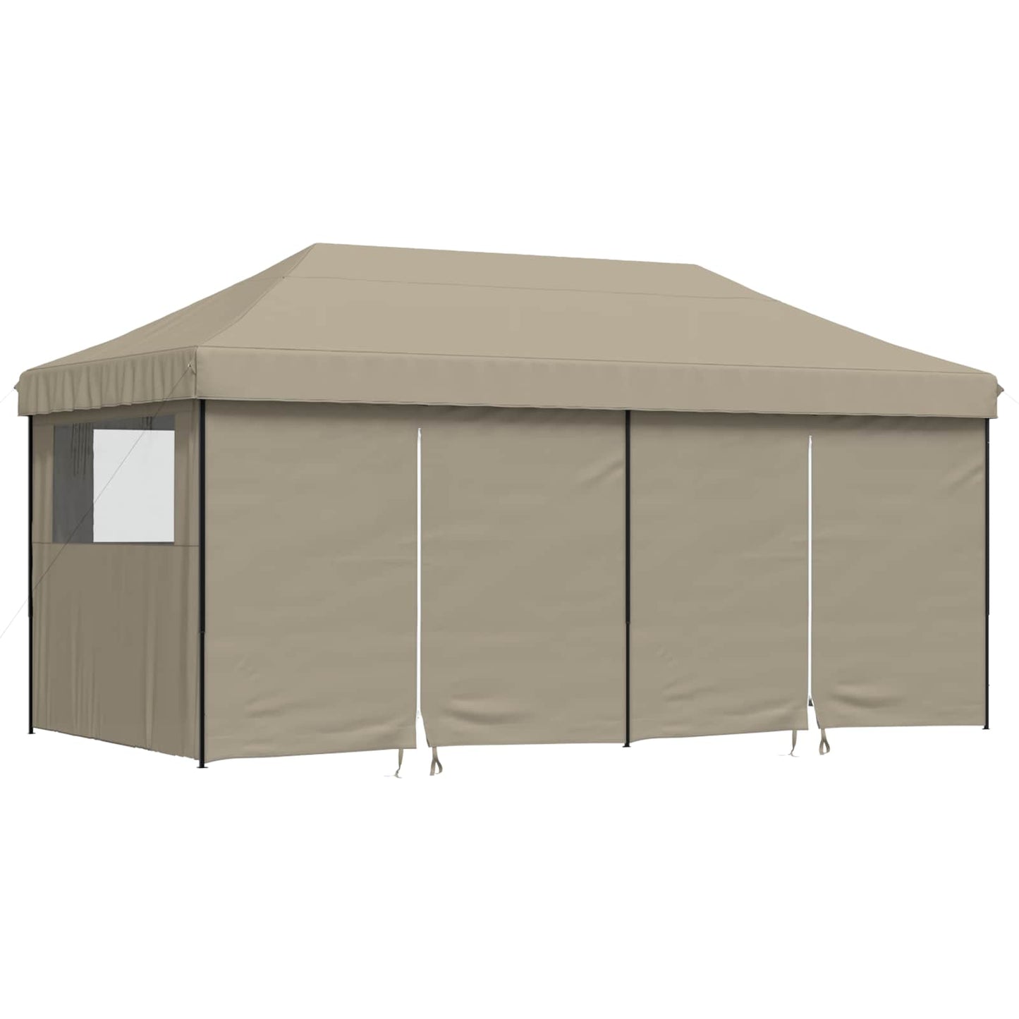 Party-Zelt Taupe 292 x 580 x 315 cm Oxford-Stoff