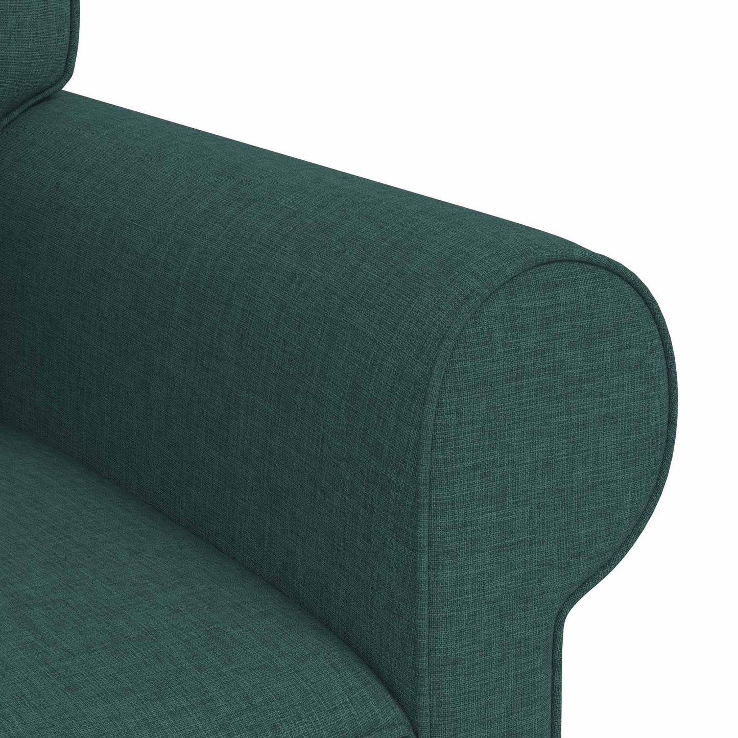 Sofa Set 2 pcs Dunkelgrün 155 x 82 x 80 cm Stoff