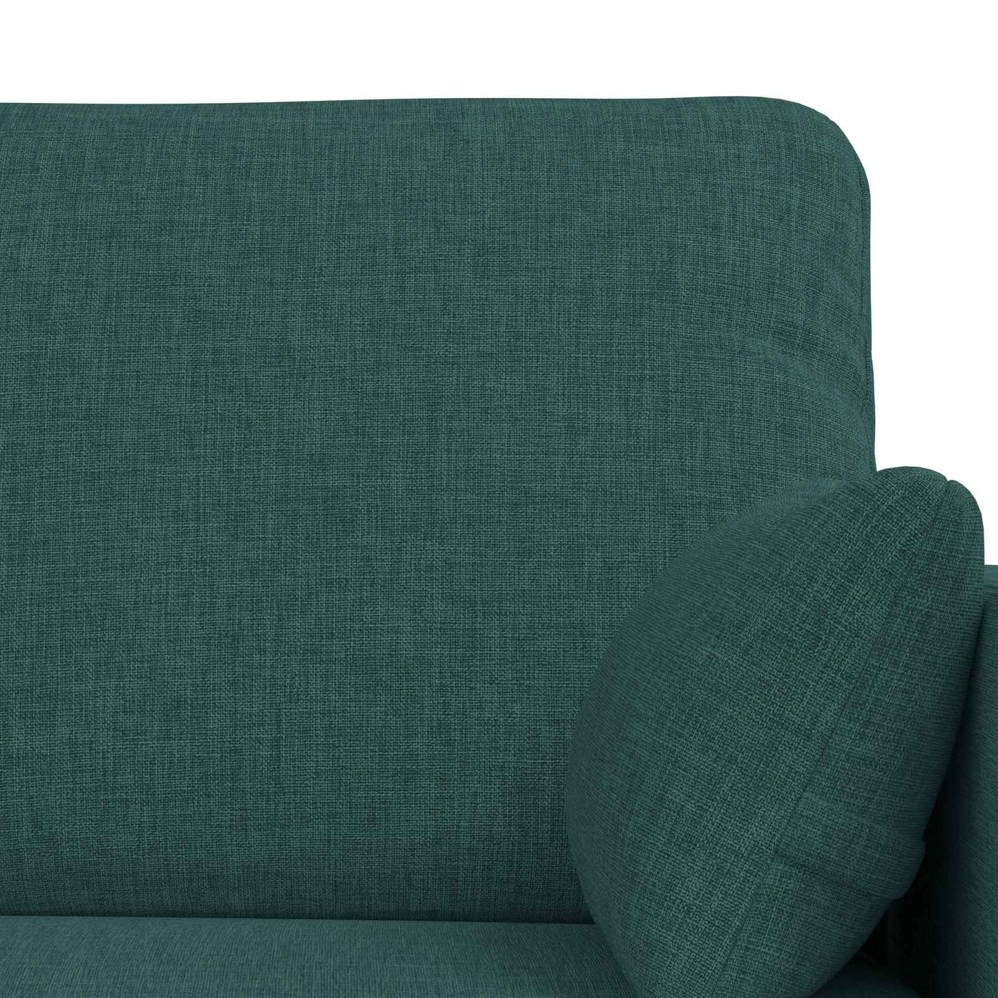 Sofa Set 2 pcs Dunkelgrün 139 x 78 x 80 cm Stoff