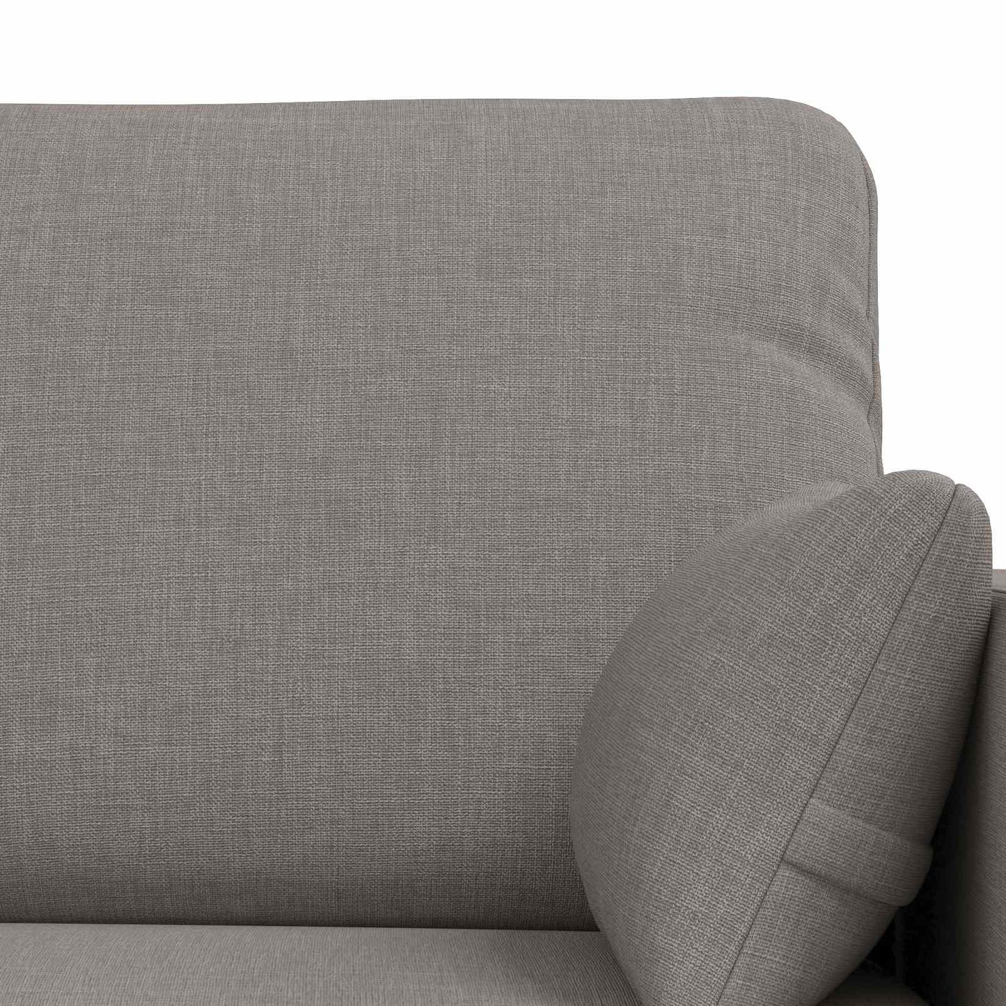 Sofa Set 2 pcs Taupe 139 x 78 x 80 cm Stoff