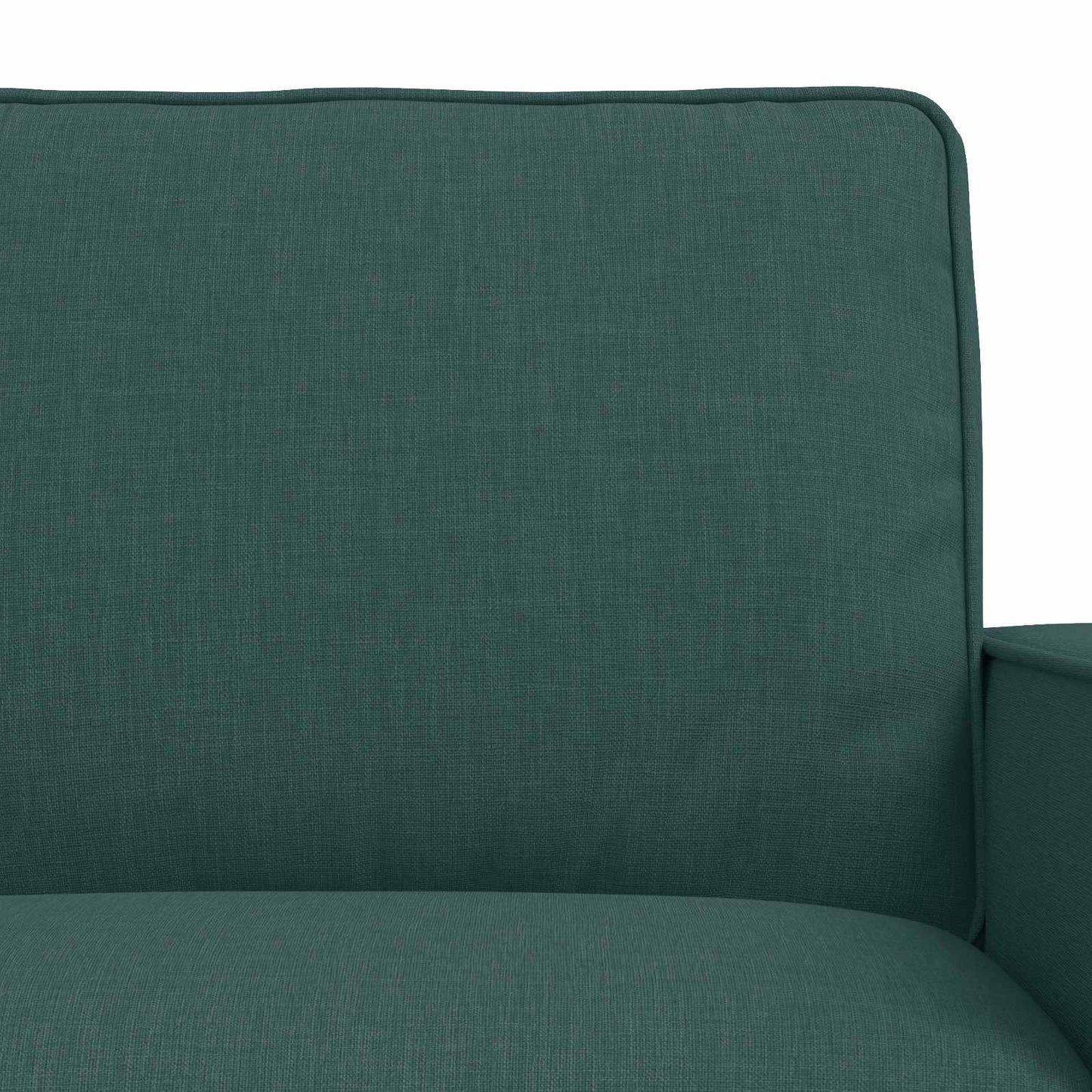 Sofa Set 2 pcs Dunkelgrün 162 x 80 x 82 cm Stoff