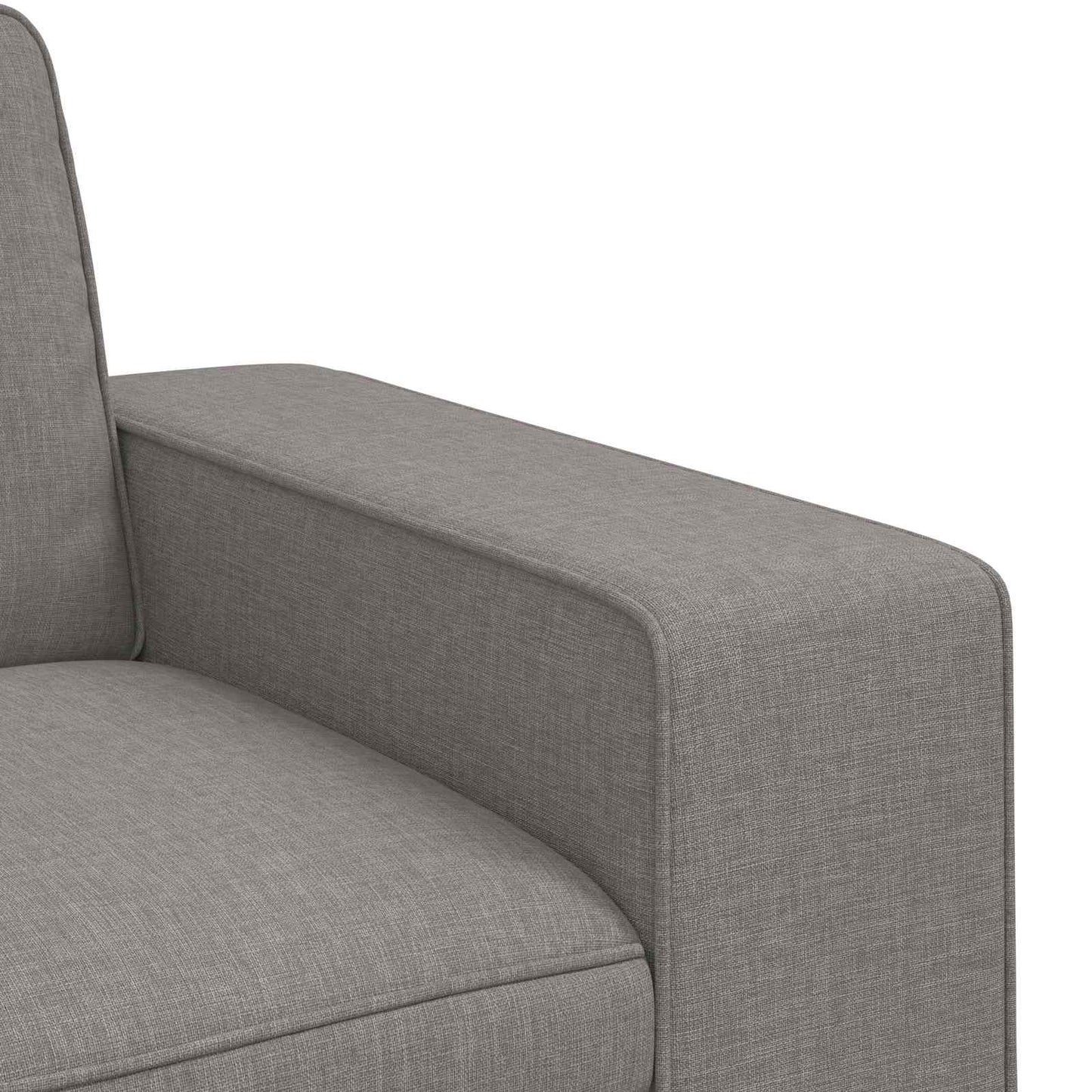 Sofa Set 2 pcs Taupe 162 x 80 x 82 cm Stoff