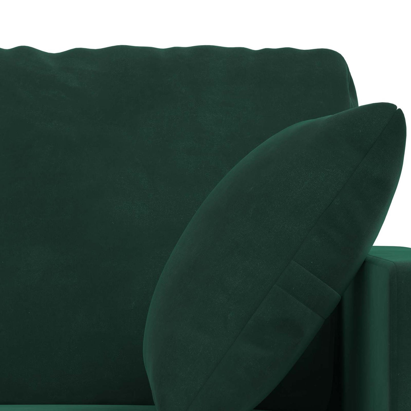 Sofa Set 2 pcs Dunkelgrün 138 x 78 x 80 cm Samt