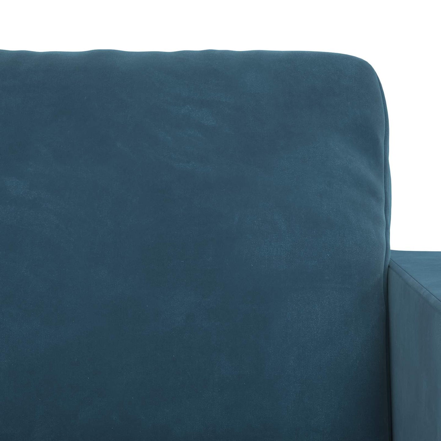 Sofa Set 2 pcs Blau 138 x 78 x 80 cm Samt