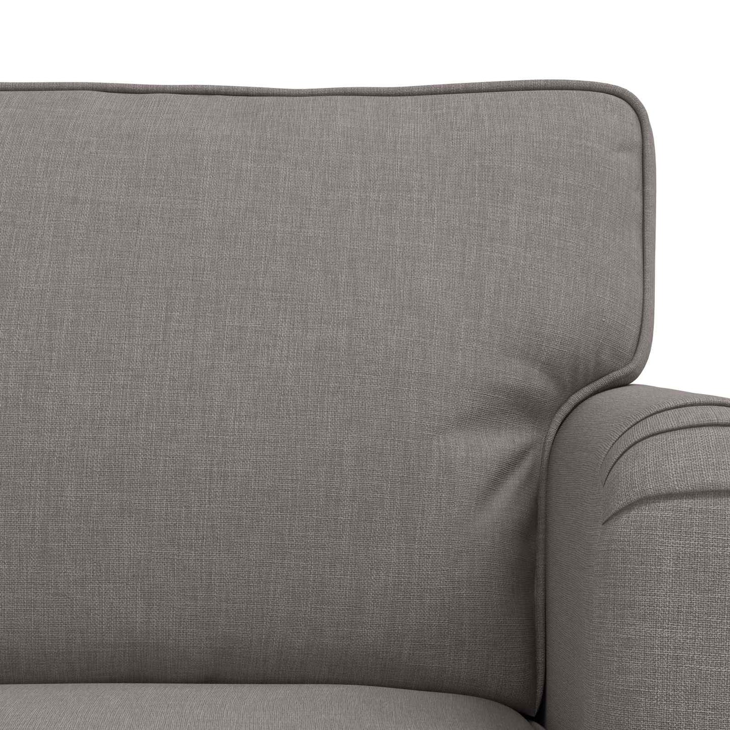 Sofa Set 2 pcs Taupe 144 x 80 x 85 cm Stoff