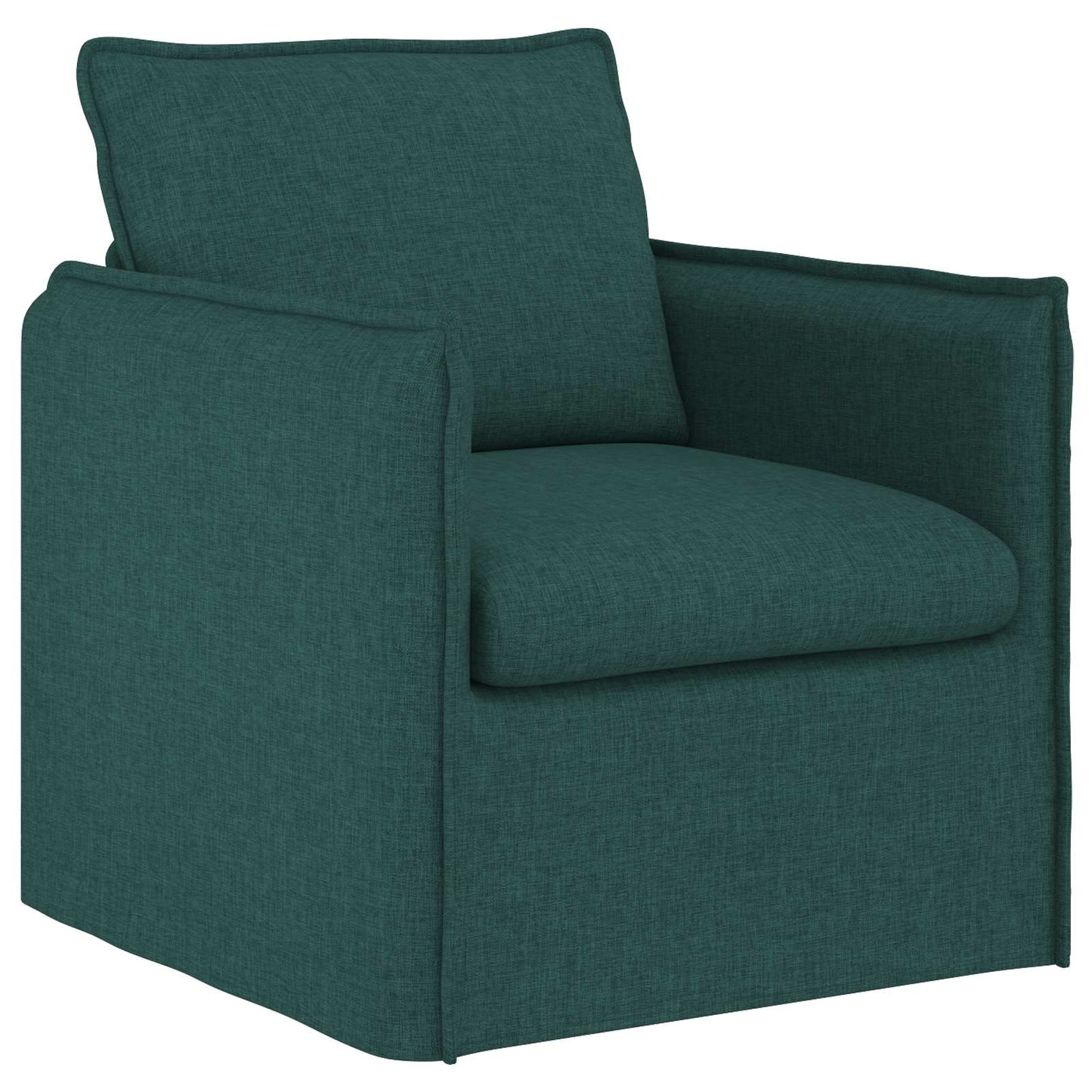 Sofa Set 2 pcs Dunkelgrün 136 x 82 x 85 cm Stoff