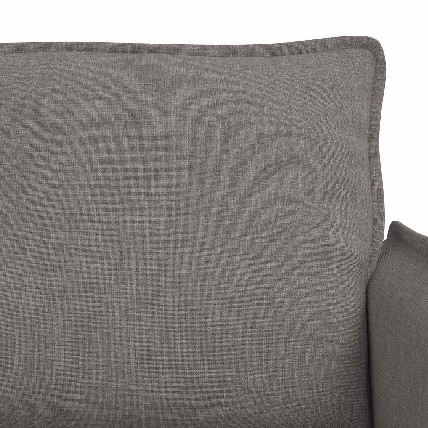 Sofa Set 2 pcs Taupe 136 x 82 x 85 cm Stoff