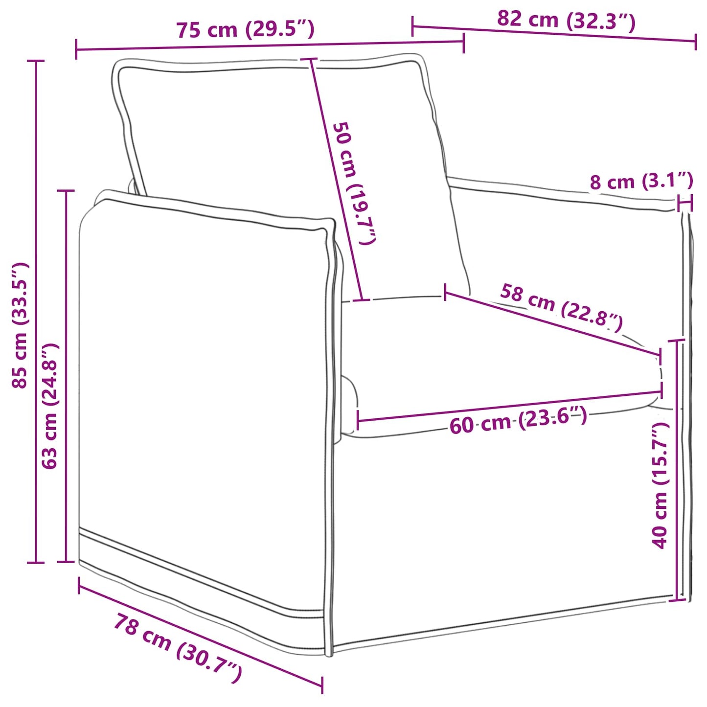 Sofa Set 2 pcs Taupe 136 x 82 x 85 cm Stoff