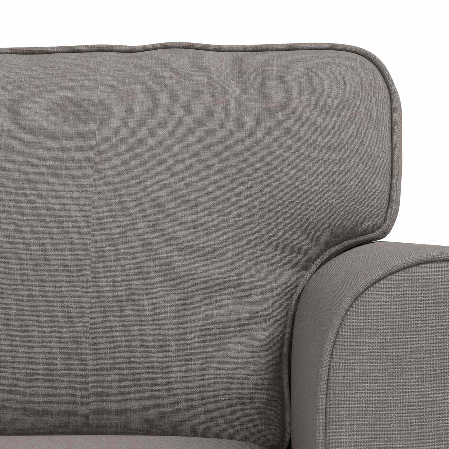 Sofa Set 2 pcs Taupe 175 x 82 x 80 cm Stoff