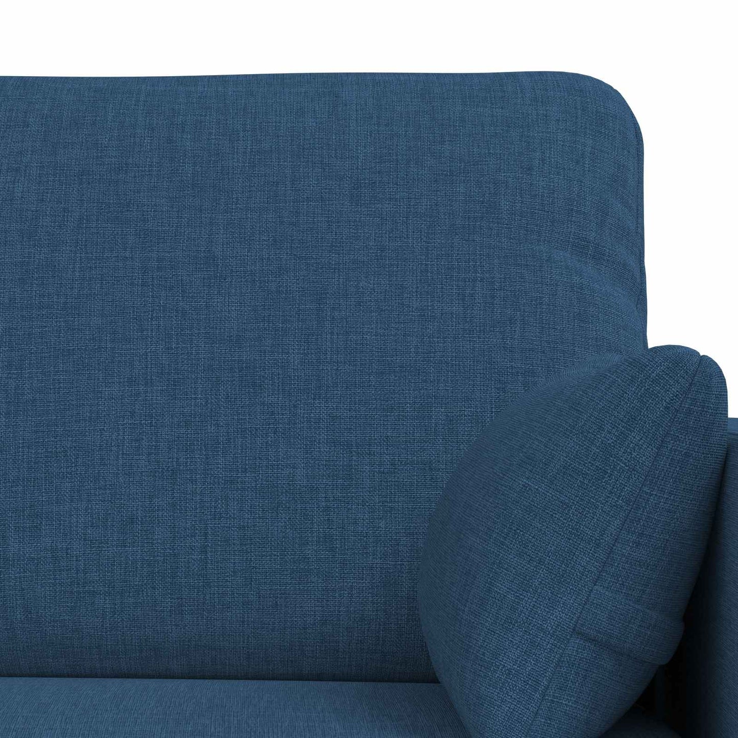 Sofa Set 2 pcs Blau 158 x 78 x 80 cm Stoff