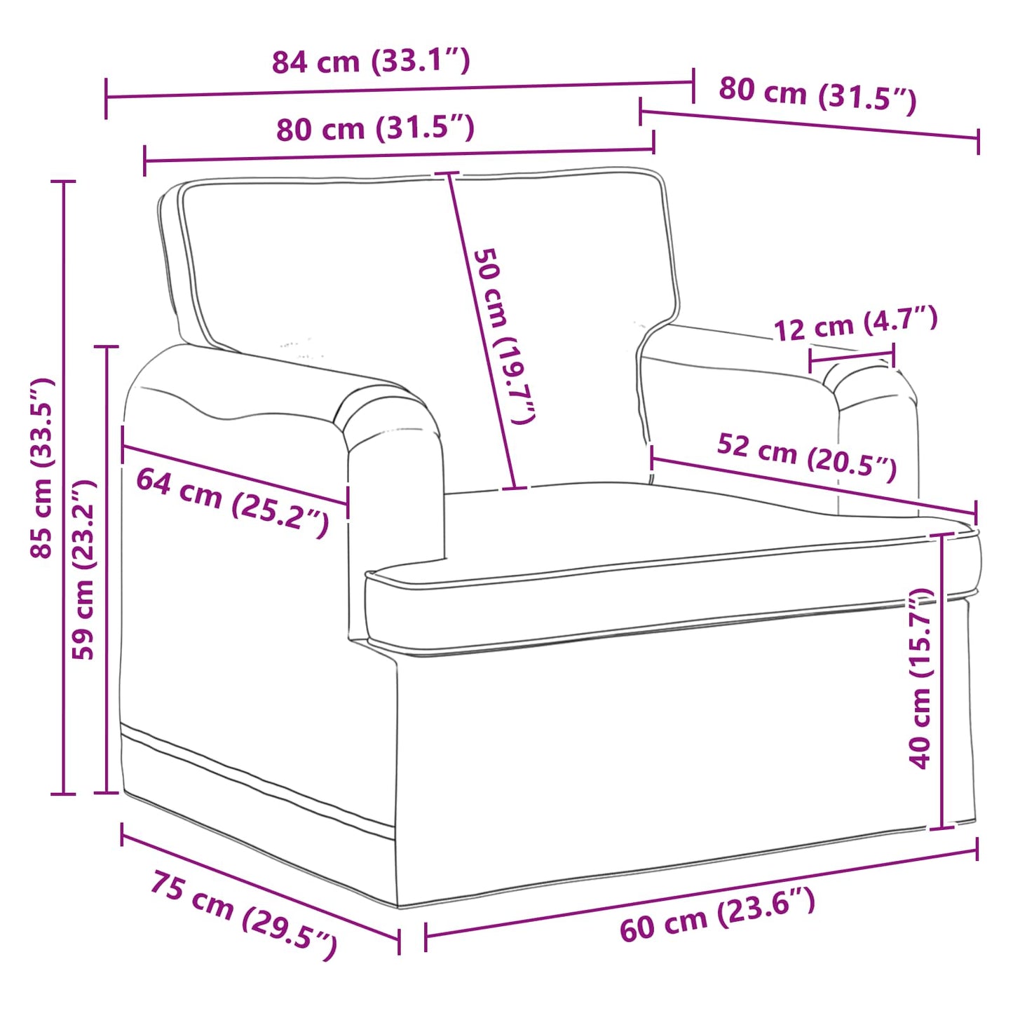 Sofa Set 2 pcs Dunkelgrau 162 x 80 x 85 cm Stoff