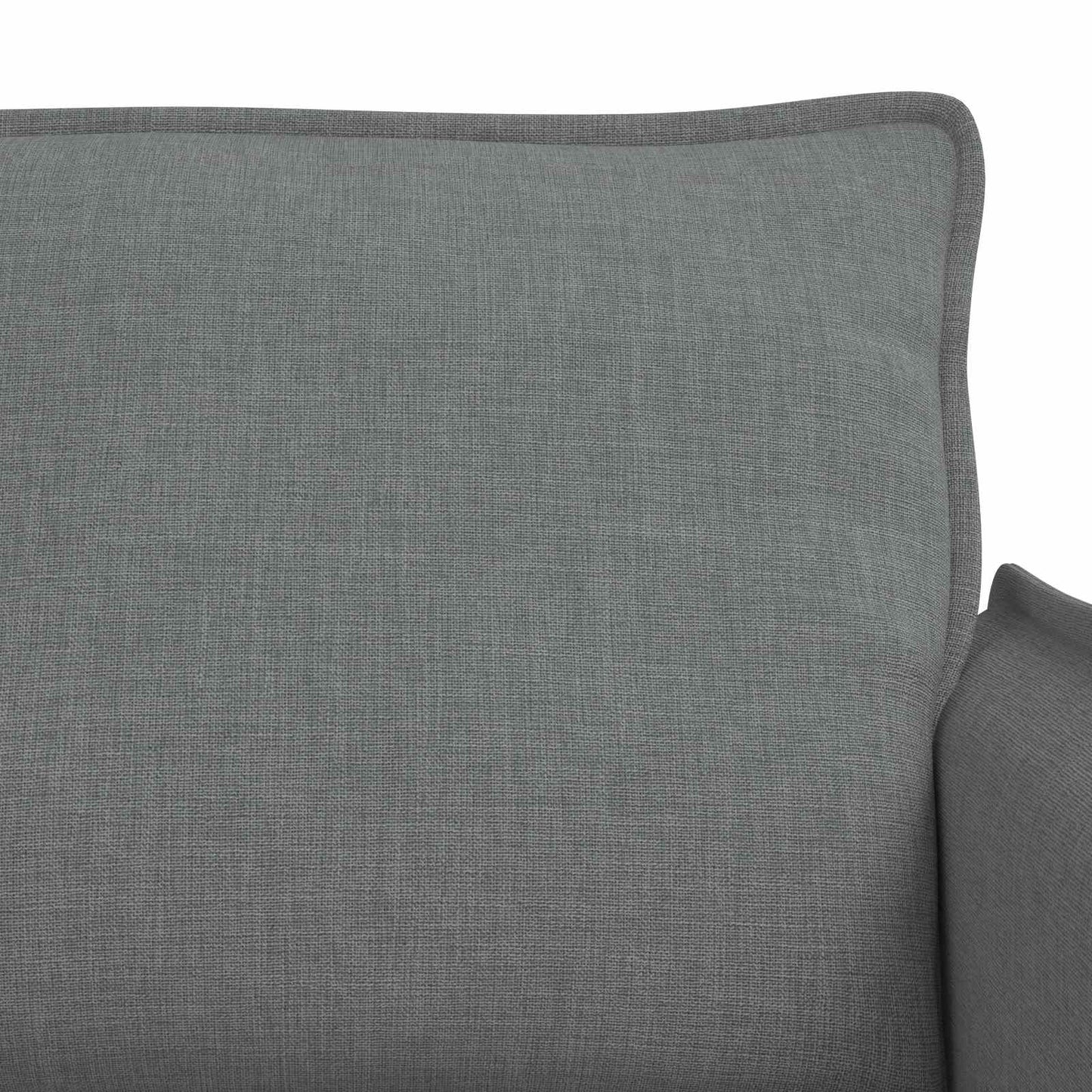Sofa Set 2 pcs Dunkelgrau 156 x 82 x 85 cm Stoff