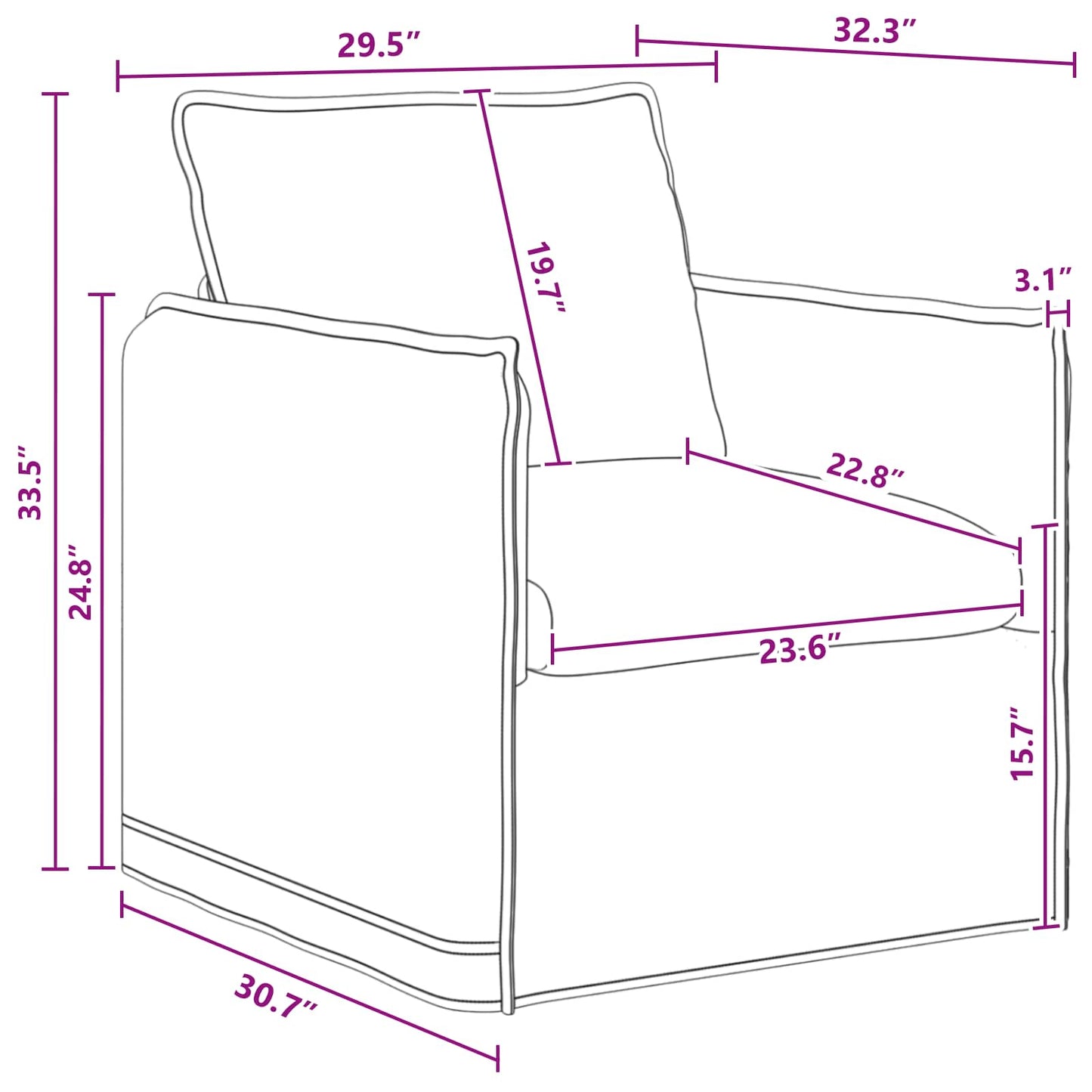 Sofa Set 2 pcs Dunkelgrau 156 x 82 x 85 cm Stoff