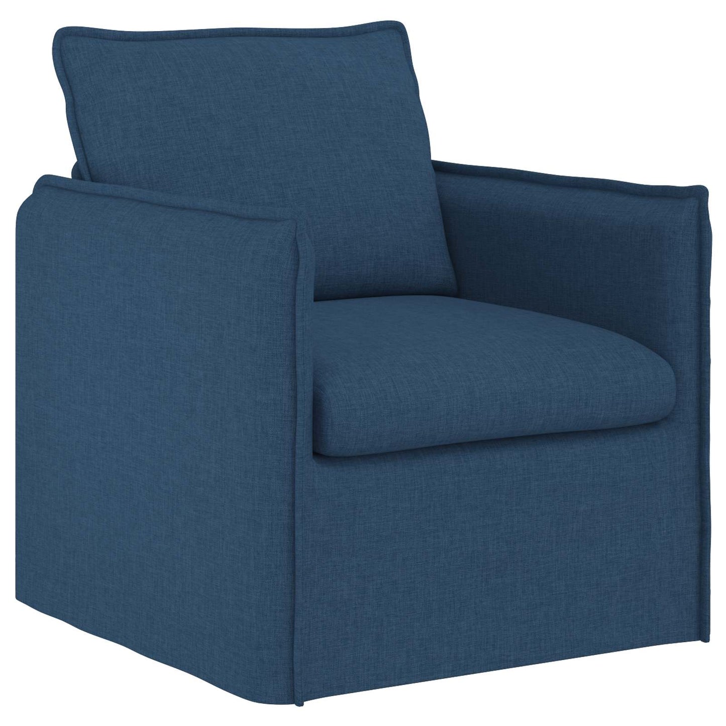 Sofa Set 2 pcs Blau 156 x 82 x 85 cm Stoff