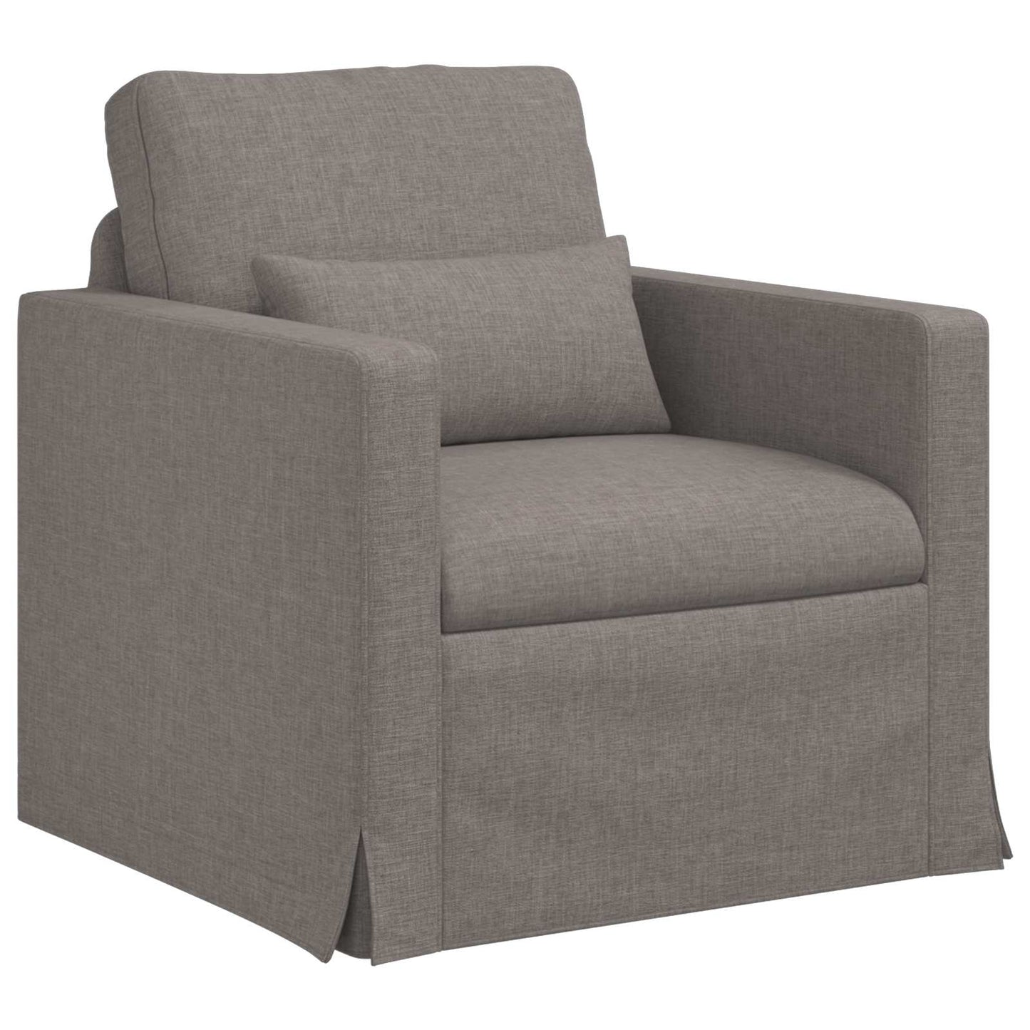 Sofa Set 2 pcs Taupe 198 x 78 x 80 cm Stoff