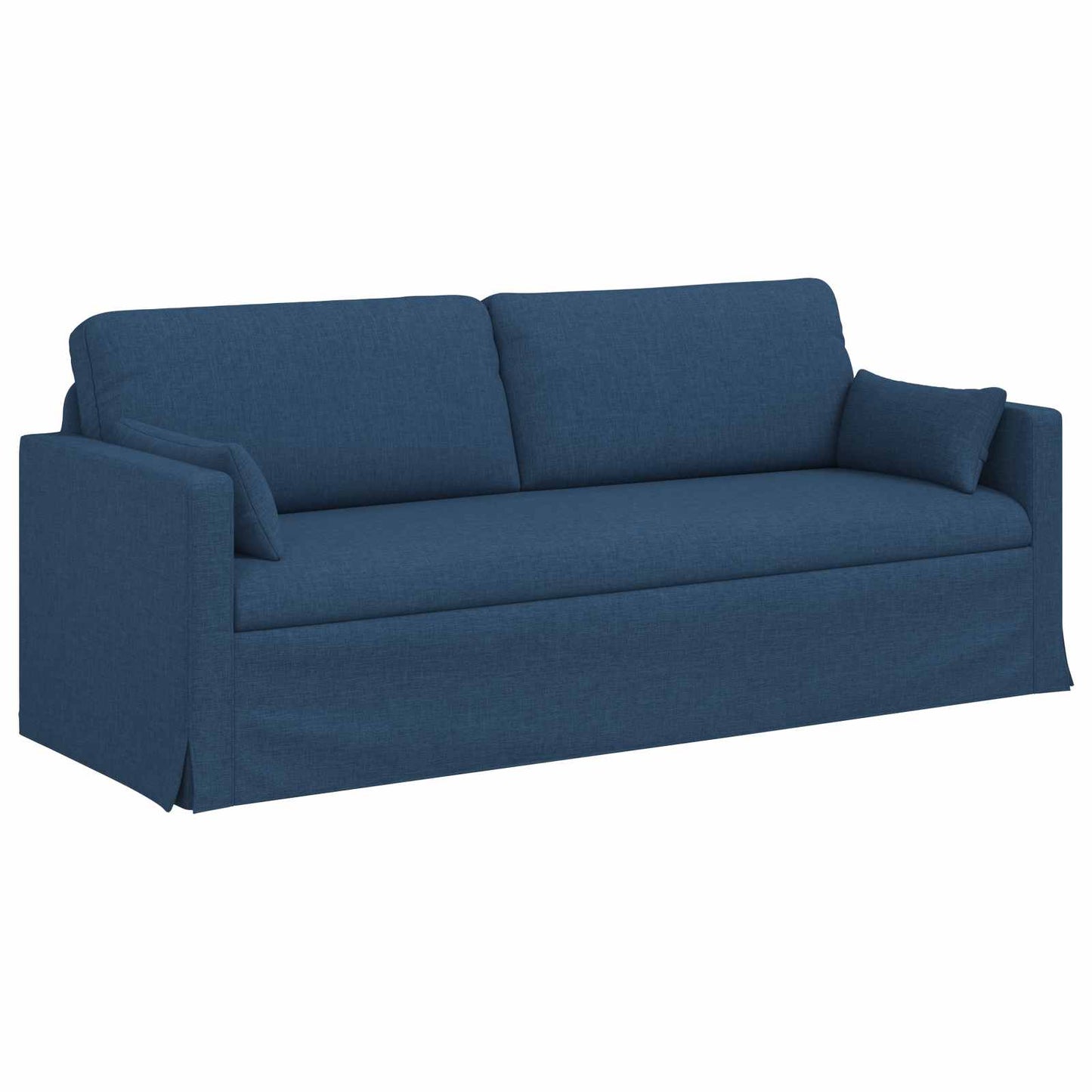 Sofa Set 2 pcs Blau 198 x 78 x 80 cm Stoff