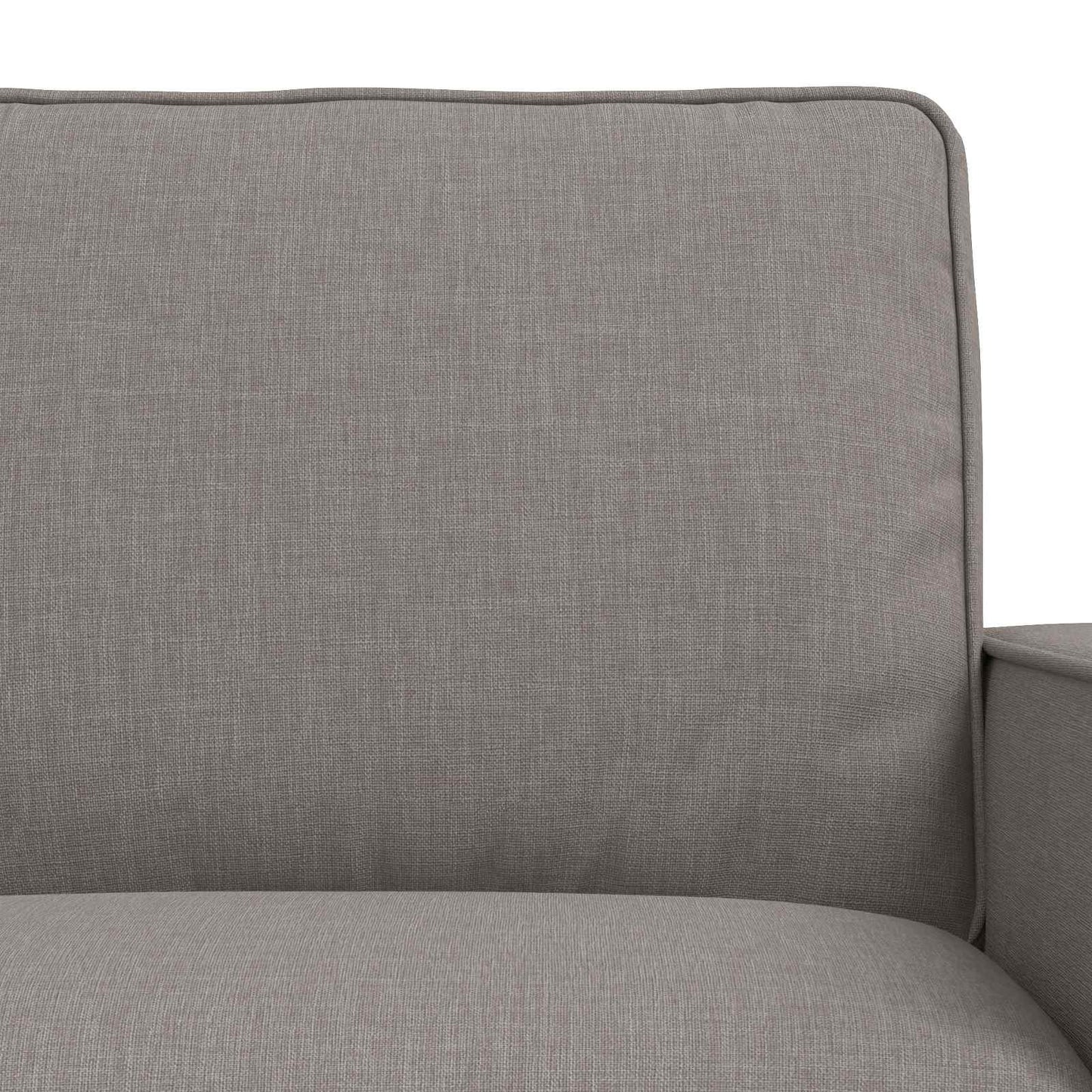Sofa Set 2 pcs Taupe 222 x 80 x 82 cm Stoff