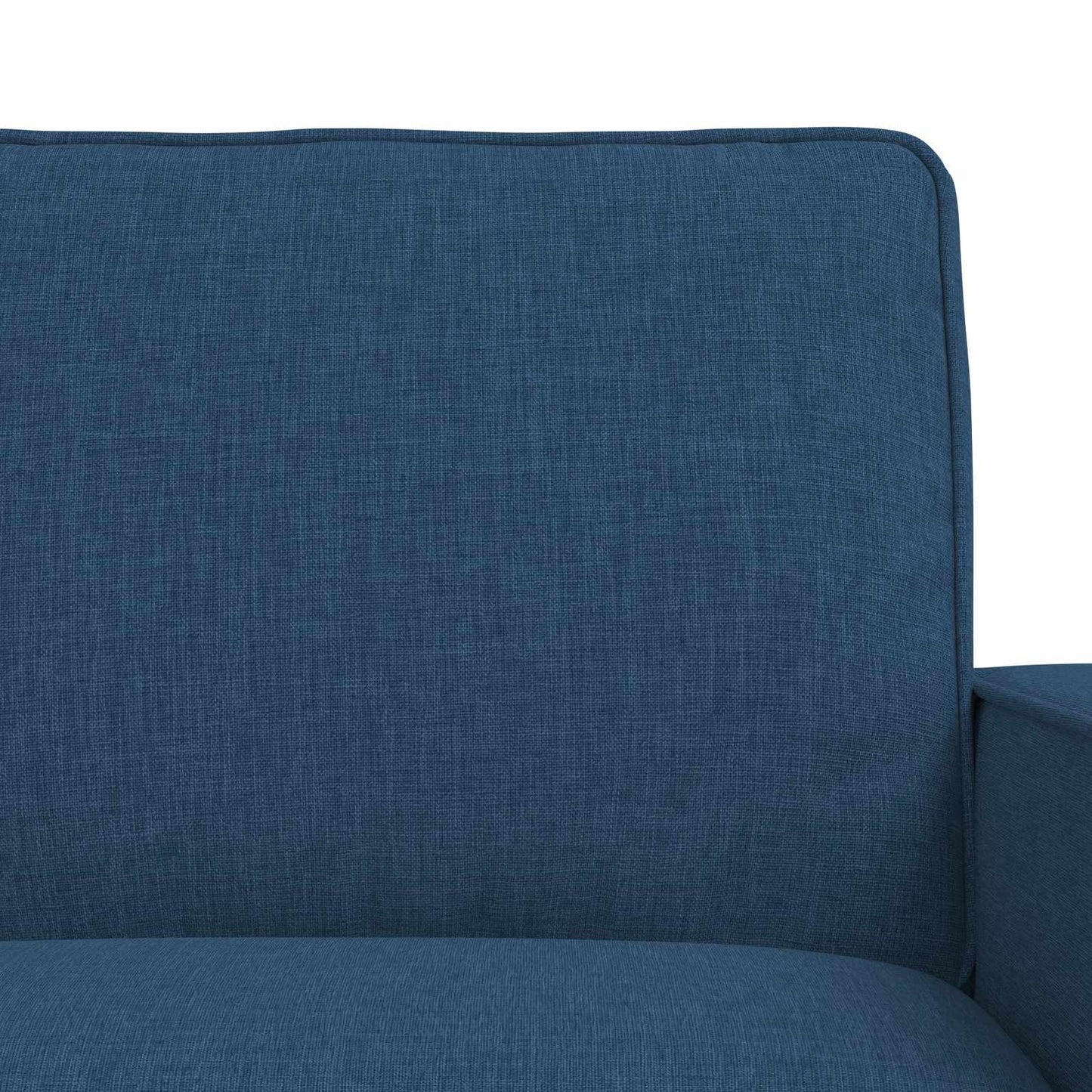 Sofa Set 2 pcs Blau 222 x 80 x 82 cm Stoff
