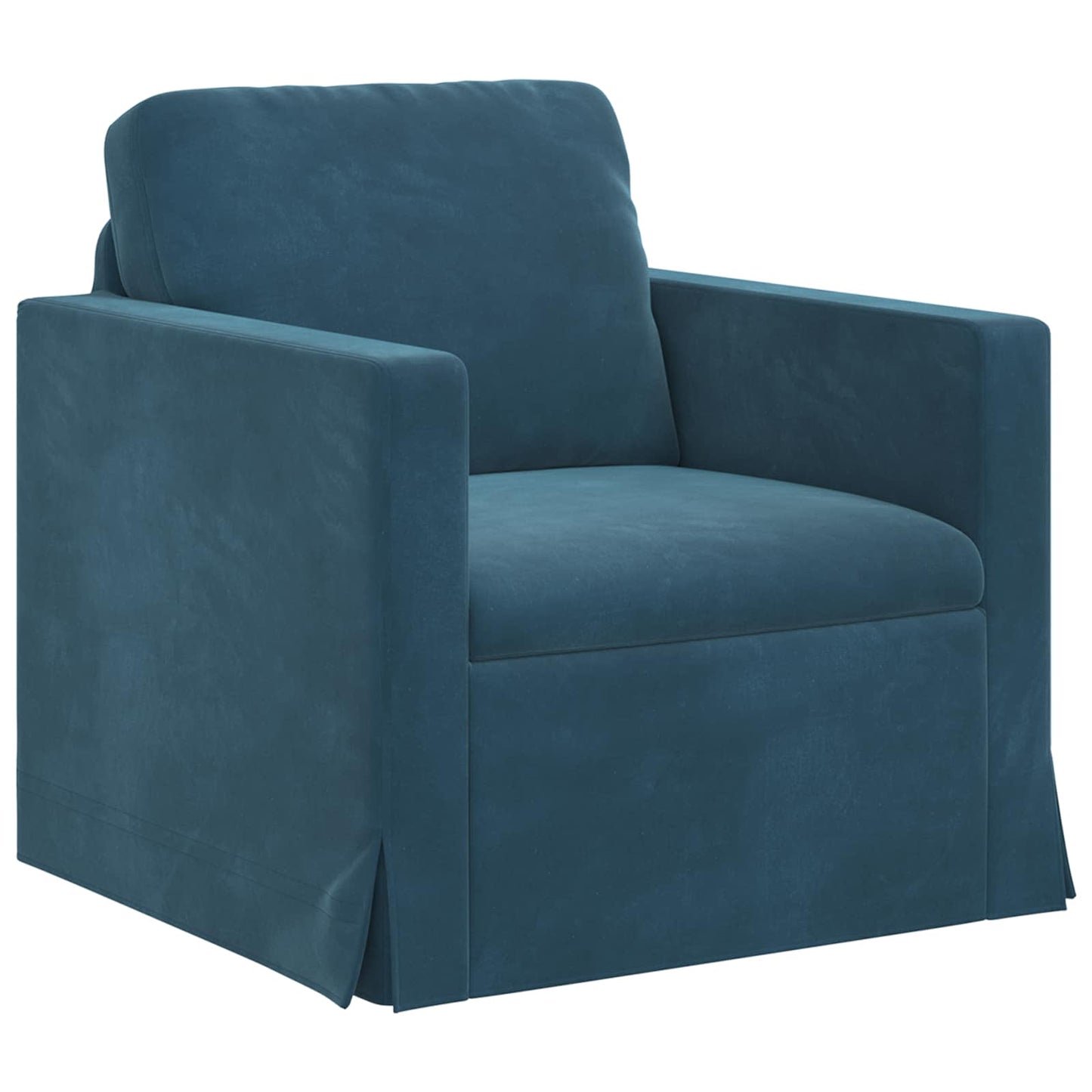 Sofa Set 2 pcs Blau 198 x 78 x 80 cm Samt