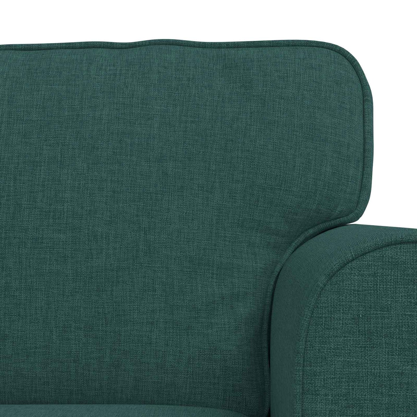 Sofa Set 2 pcs Dunkelgrün 245 x 82 x 80 cm Stoff