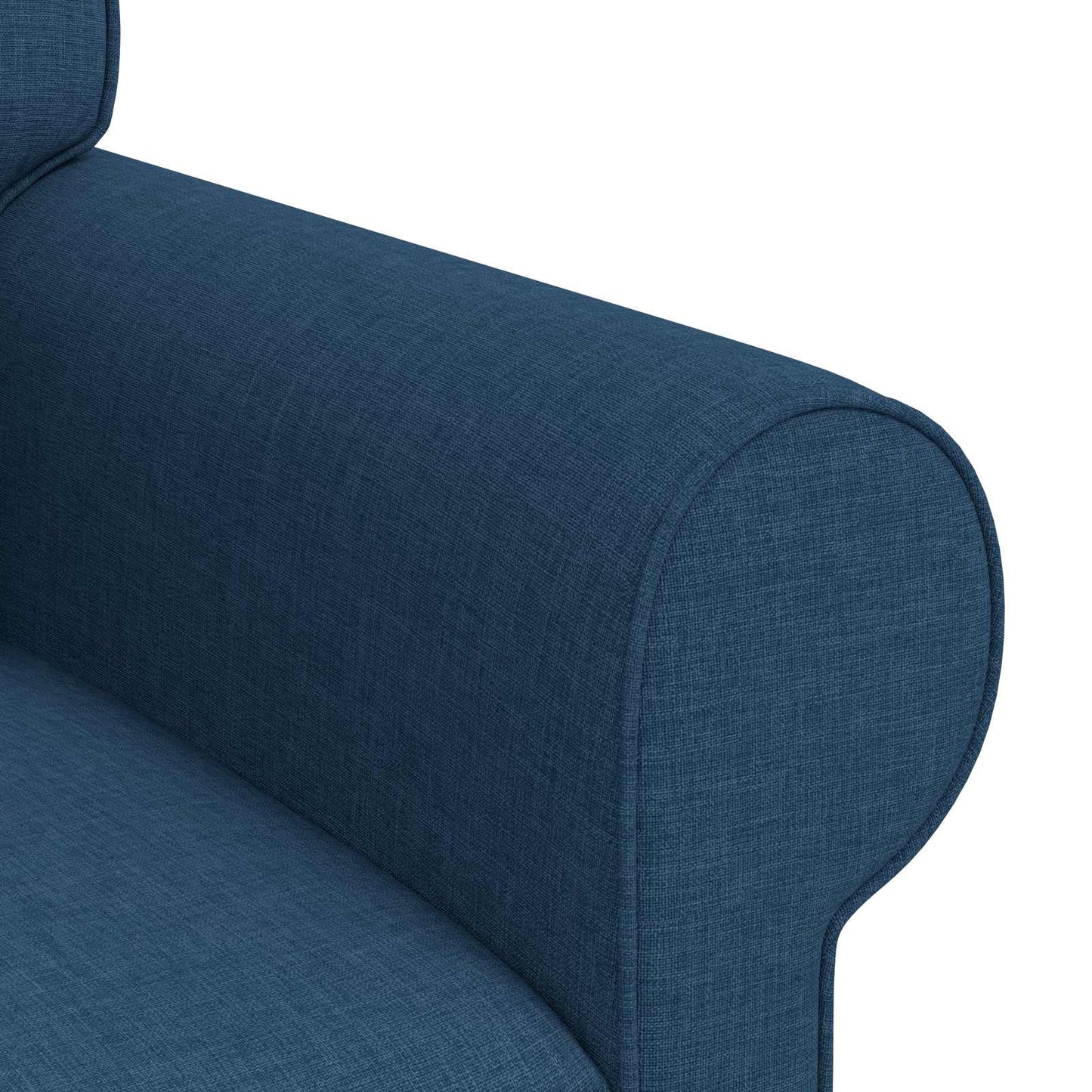Sofa Set 2 pcs Blau 245 x 82 x 80 cm Stoff