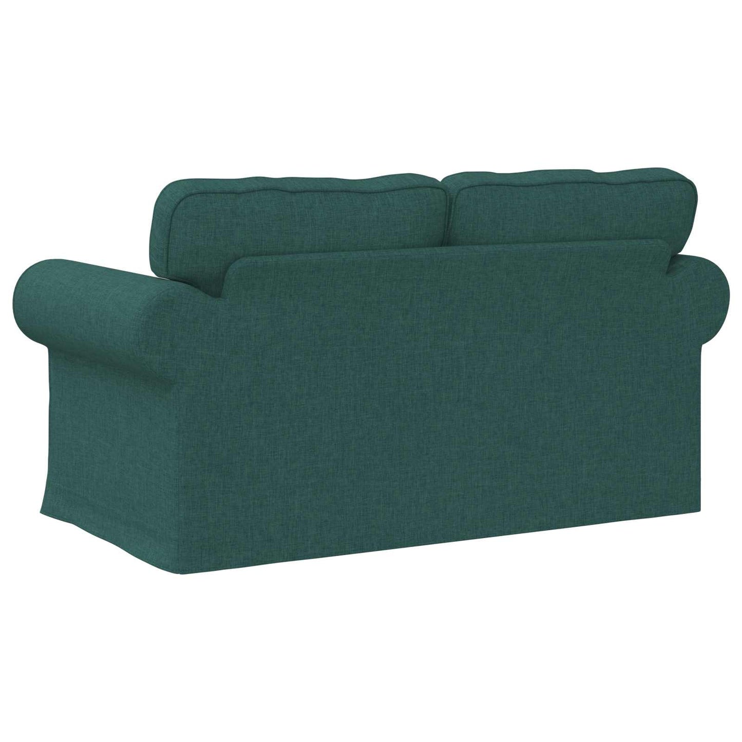 Sofa Dunkelgrün 155 x 82 x 80 cm Stoff