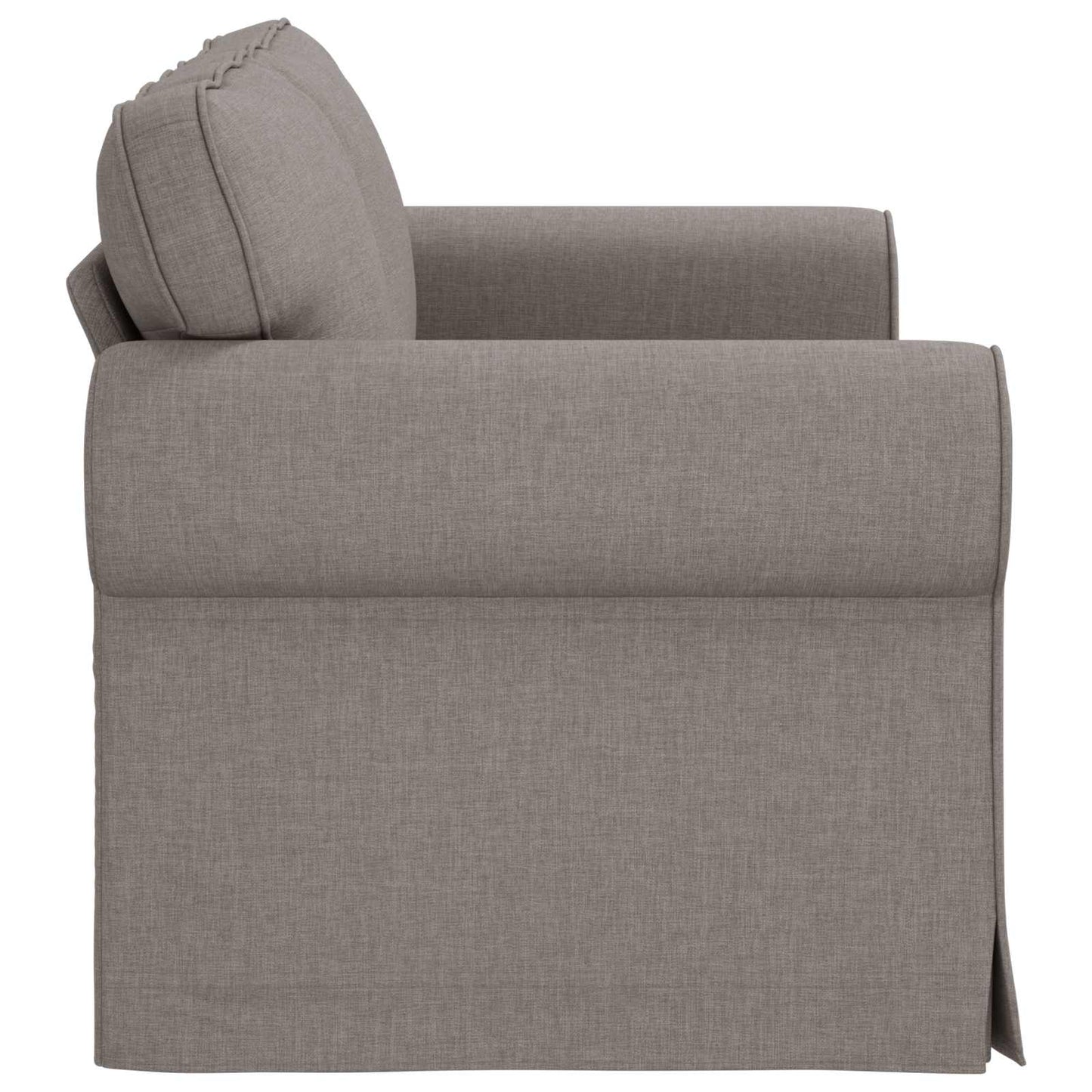 Sofa Taupe 155 x 82 x 80 cm Stoff