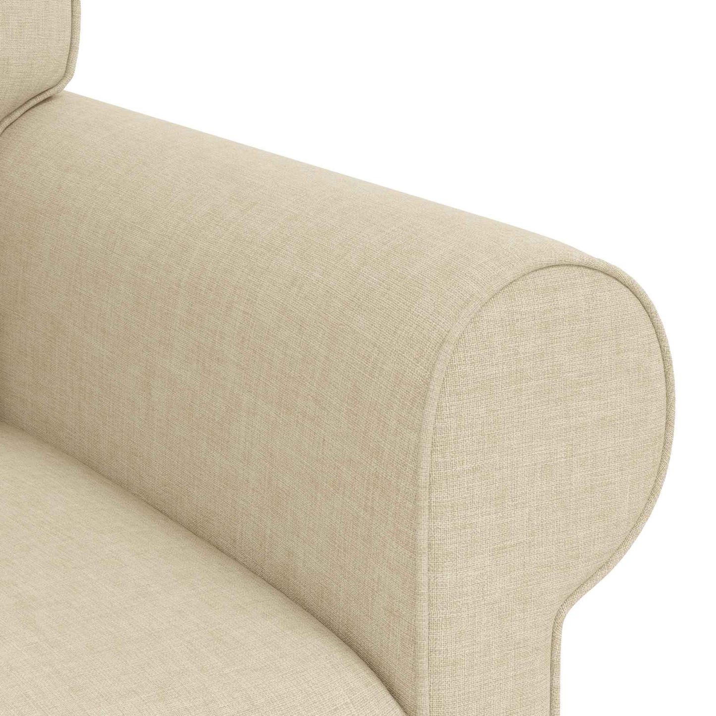Sofa Creme 155 x 82 x 80 cm Stoff