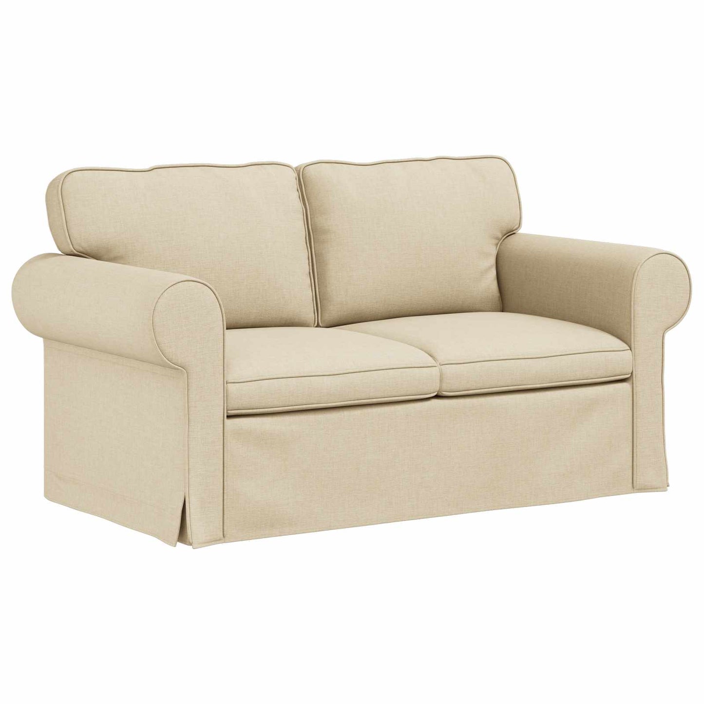 Sofa Creme 155 x 82 x 80 cm Stoff