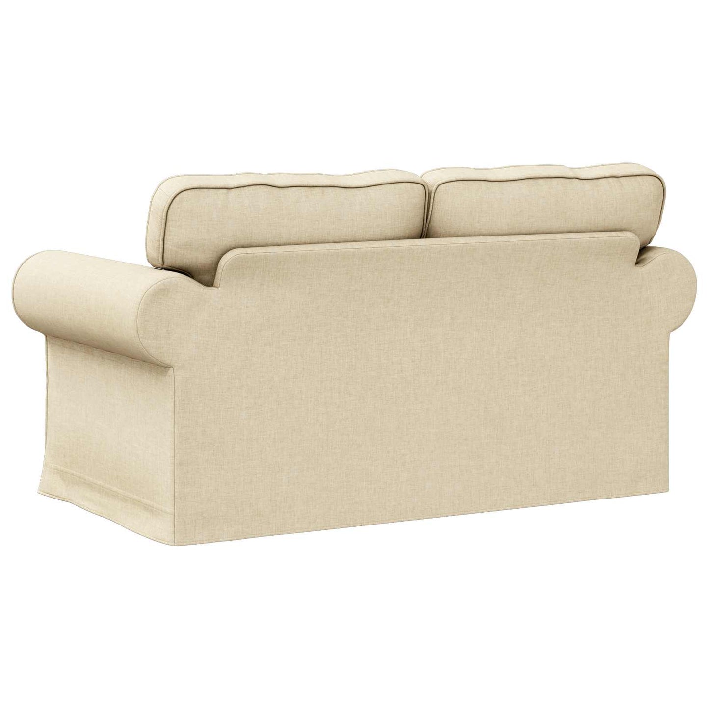 Sofa Creme 155 x 82 x 80 cm Stoff