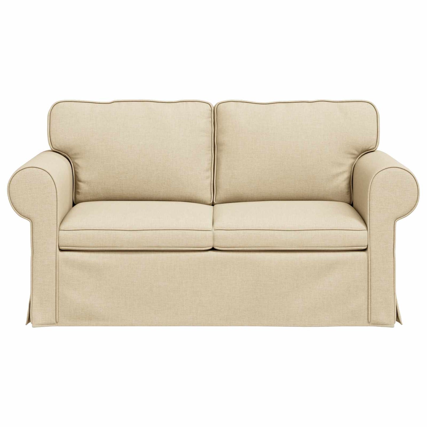 Sofa Creme 155 x 82 x 80 cm Stoff