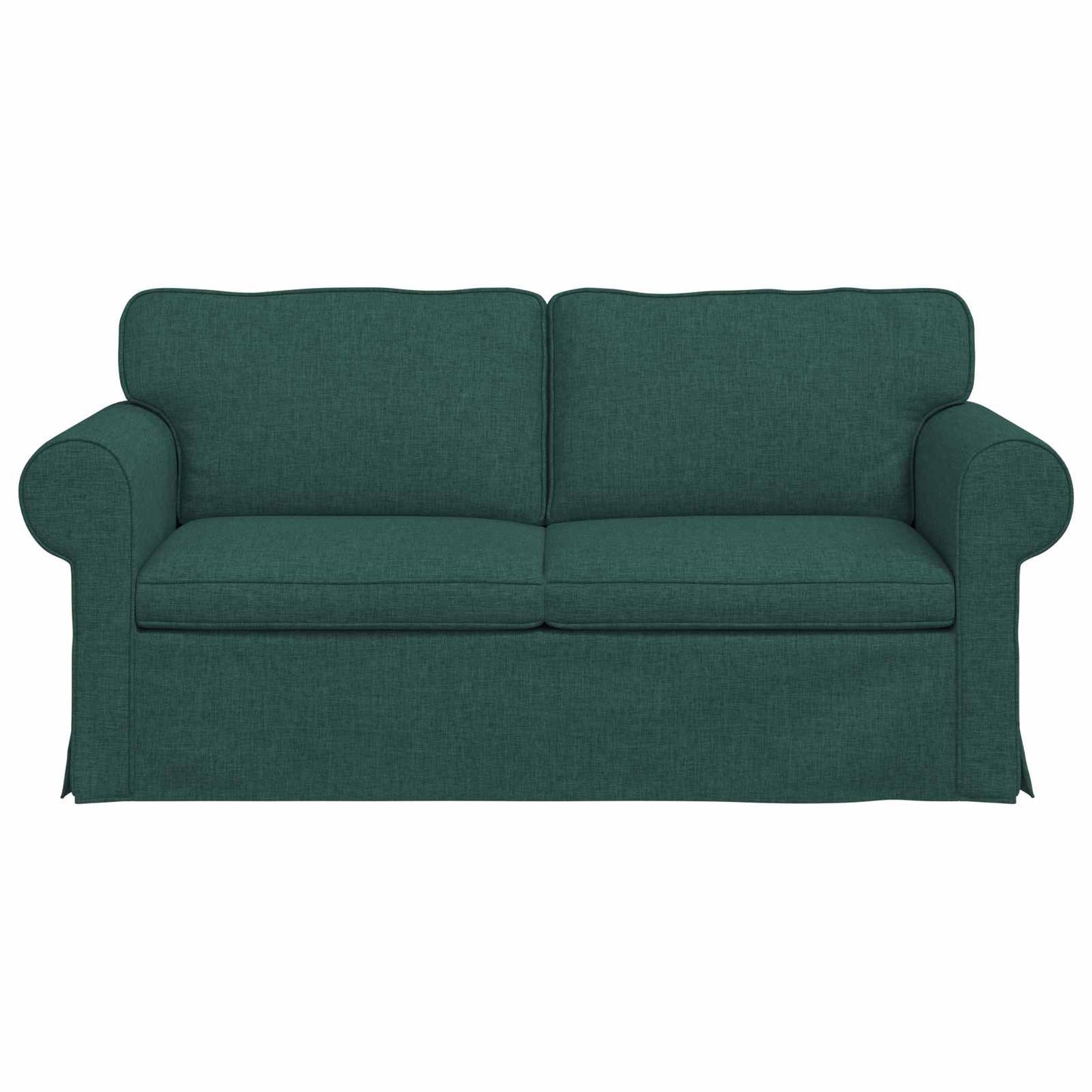 Sofa Dunkelgrün 175 x 82 x 80 cm Stoff