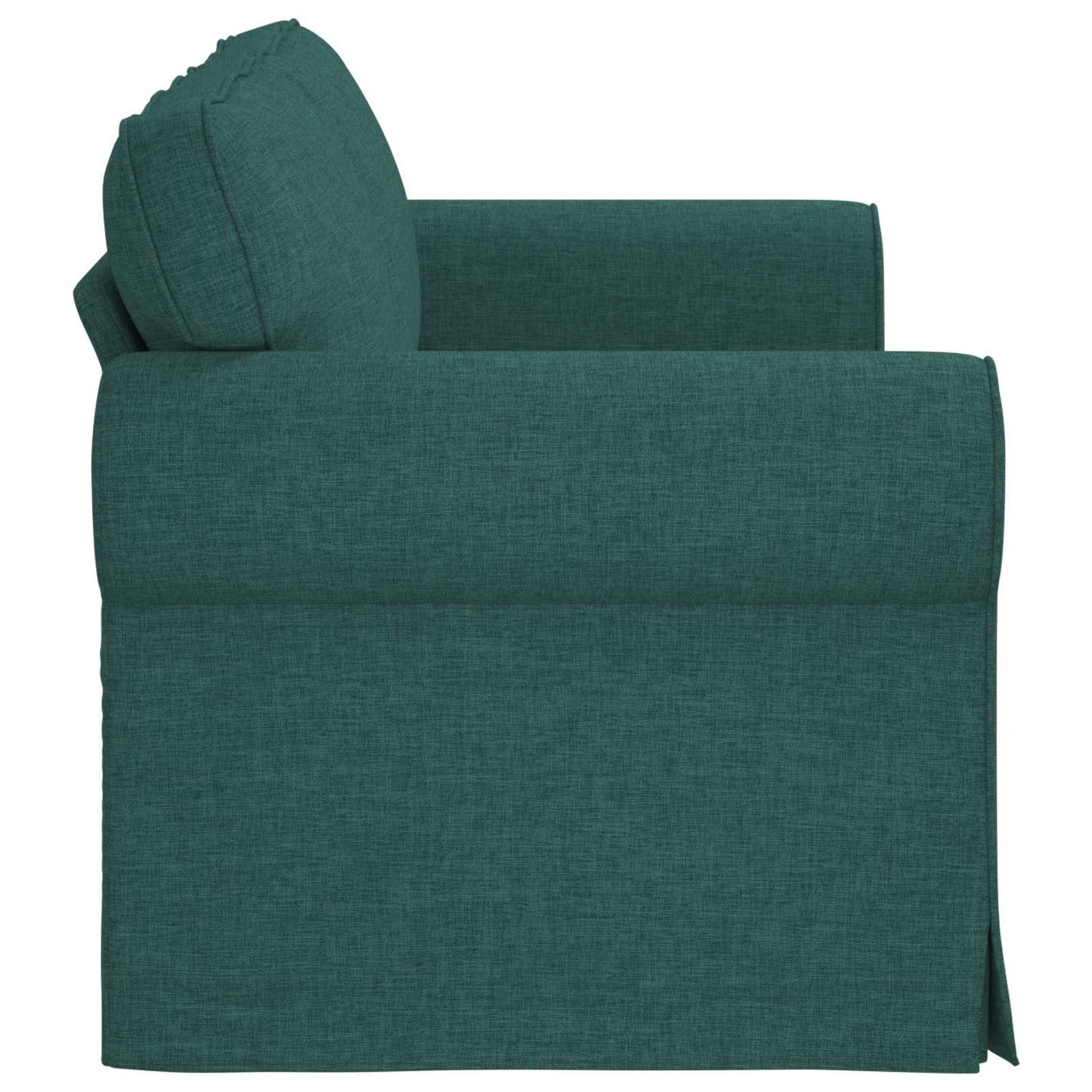 Sofa Dunkelgrün 175 x 82 x 80 cm Stoff