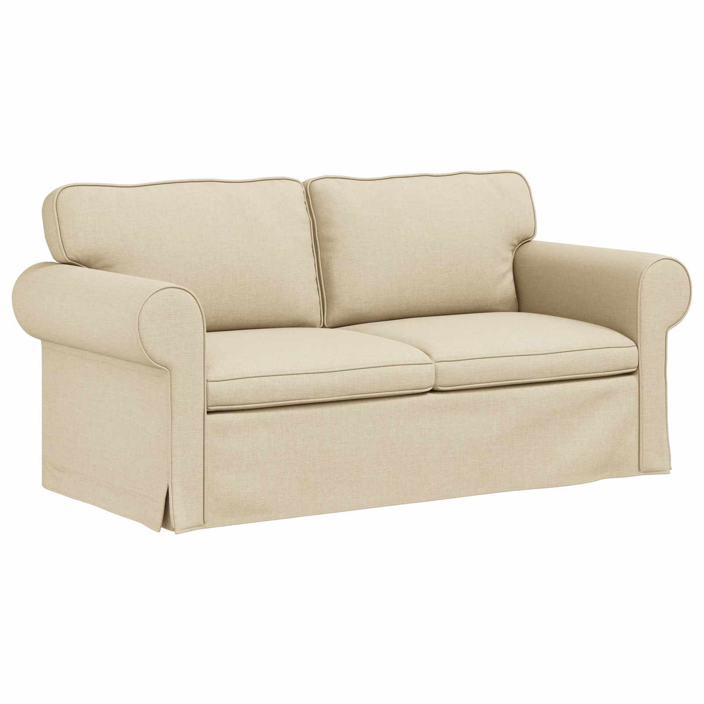Sofa Creme 175 x 82 x 80 cm Stoff