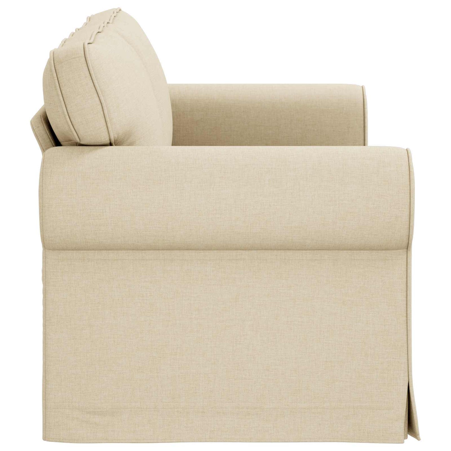 Sofa Creme 175 x 82 x 80 cm Stoff