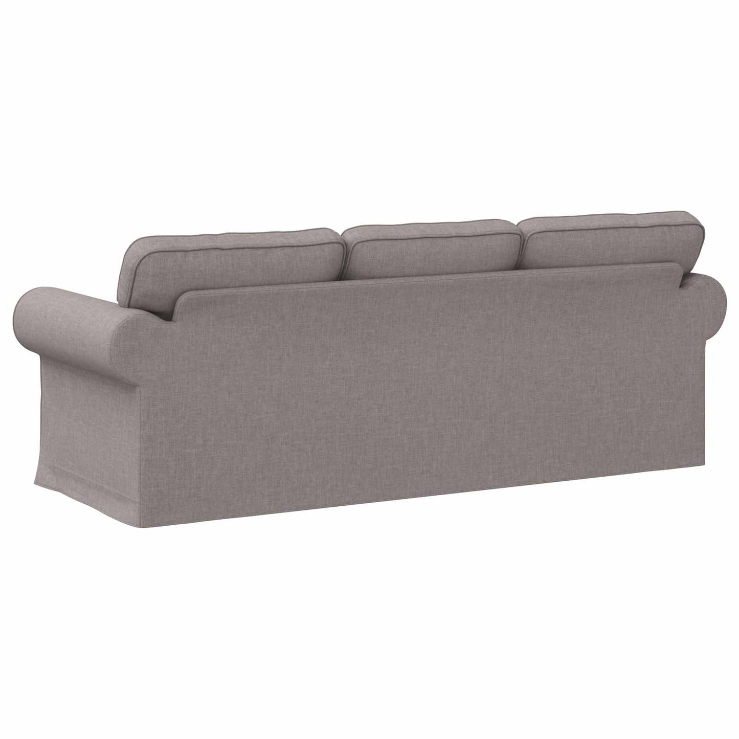 Sofa Taupe 215 x 82 x 80 cm Stoff