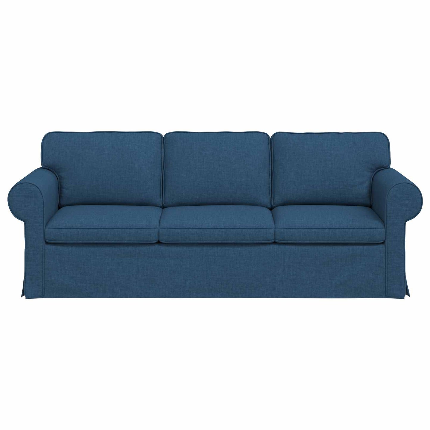 Sofa Blau 215 x 82 x 80 cm Stoff