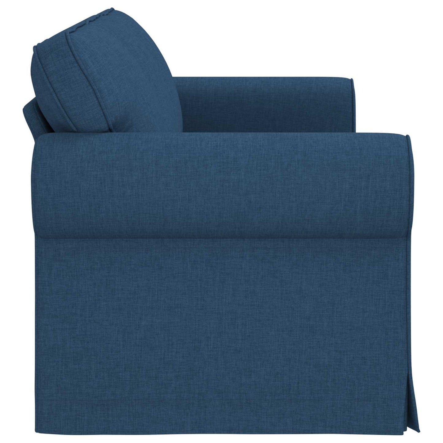 Sofa Blau 215 x 82 x 80 cm Stoff