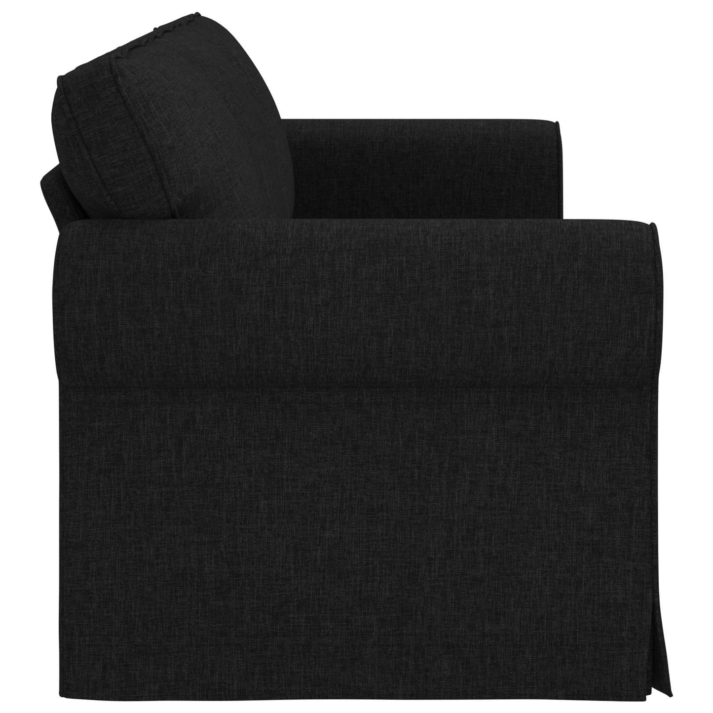 Sofa Schwarz 245 x 82 x 80 cm Stoff